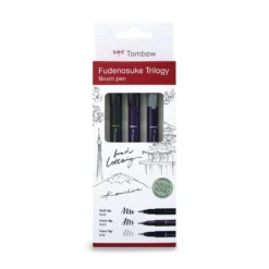 TOMBOW® Fudenosuke Brush pen Trilogy, 3er-Set