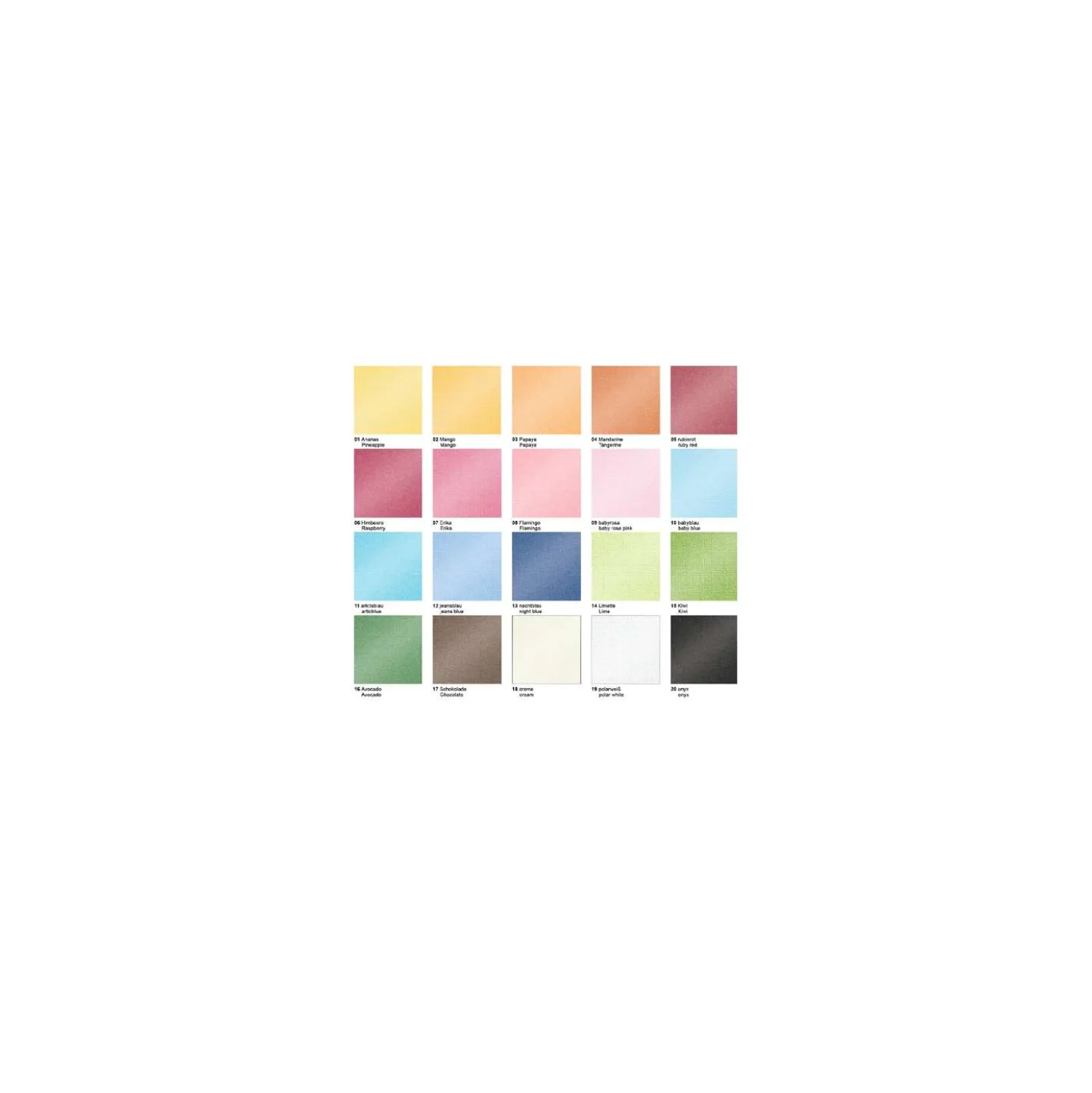 URSUS® Struktura "Pearl" Scrapbook paper, Sortiment