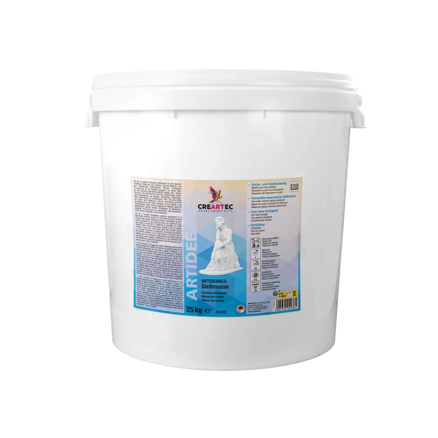 ARTIDEE® Artebianco Gießmasse, frostbeständig