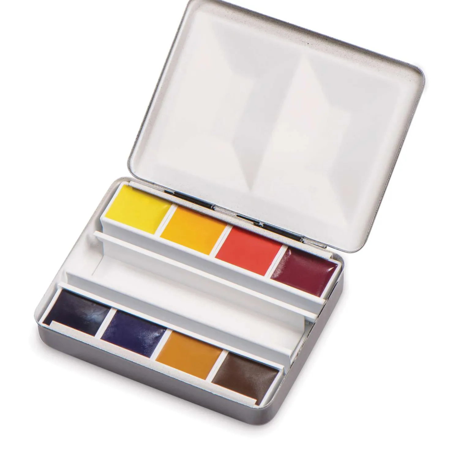 BLOCKX emaillierter Aquarellkasten mit halben Näpfchen