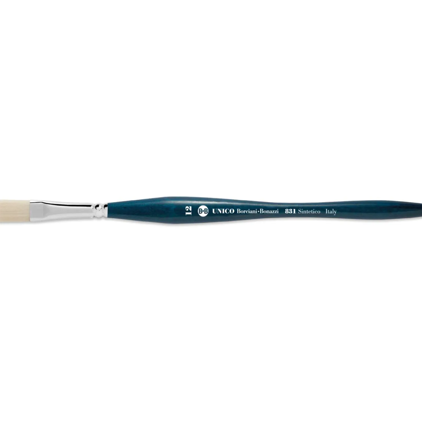 Borciani e Bonazzi Serie 831 UNICO OFF-WHITE Künstlerpinsel, flach