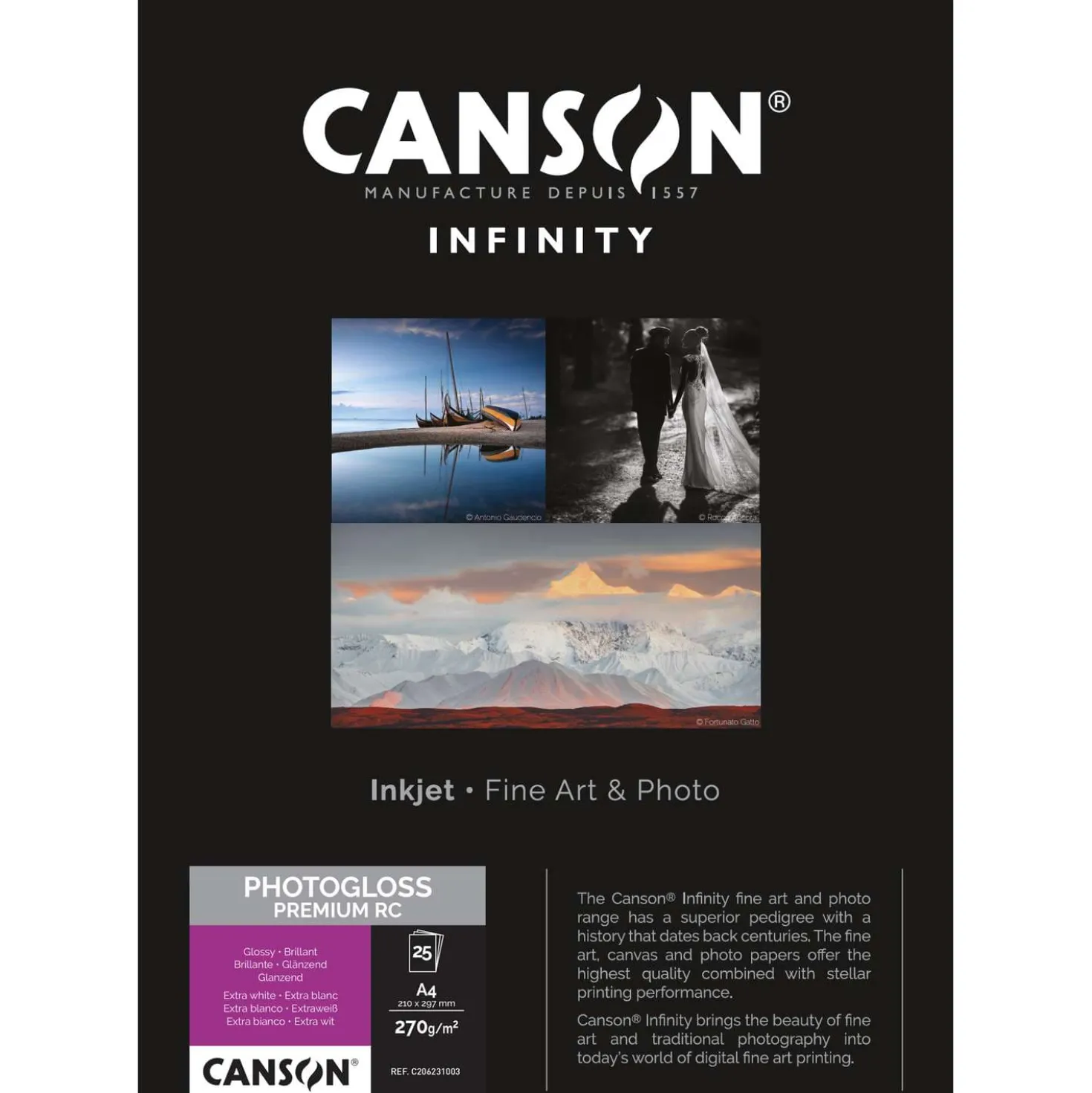 Canson® Infinity Photogloss Premium RC Fotopapier