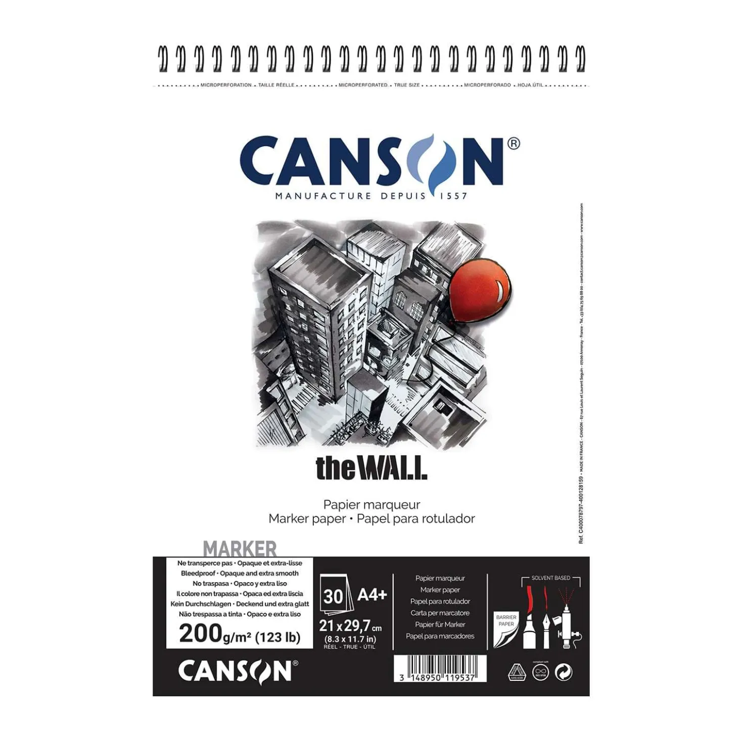 CANSON® Spiralblock The Wall