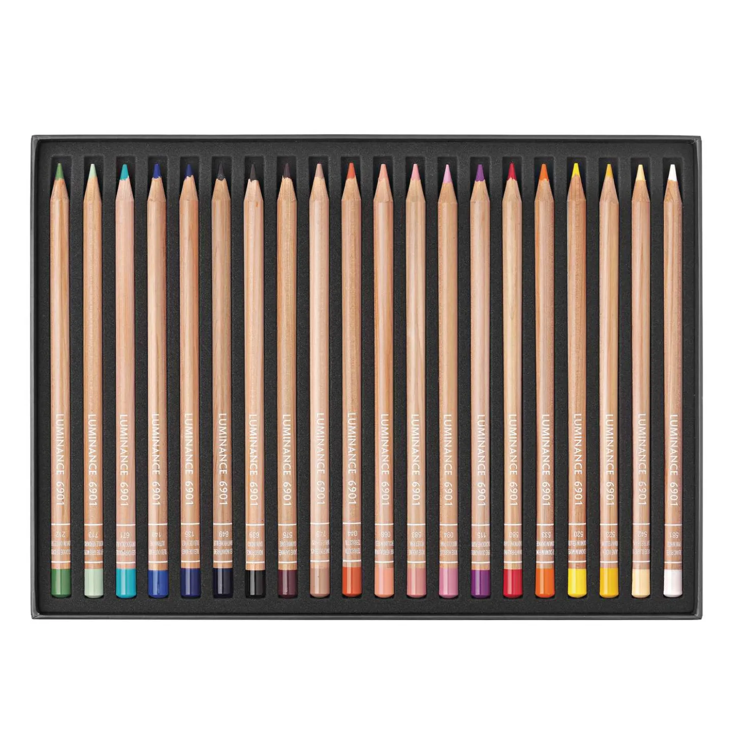 CARAN D'ACHE® LUMINANCE 6901® Portrait-Set, 20 Künstler-Farbstifte