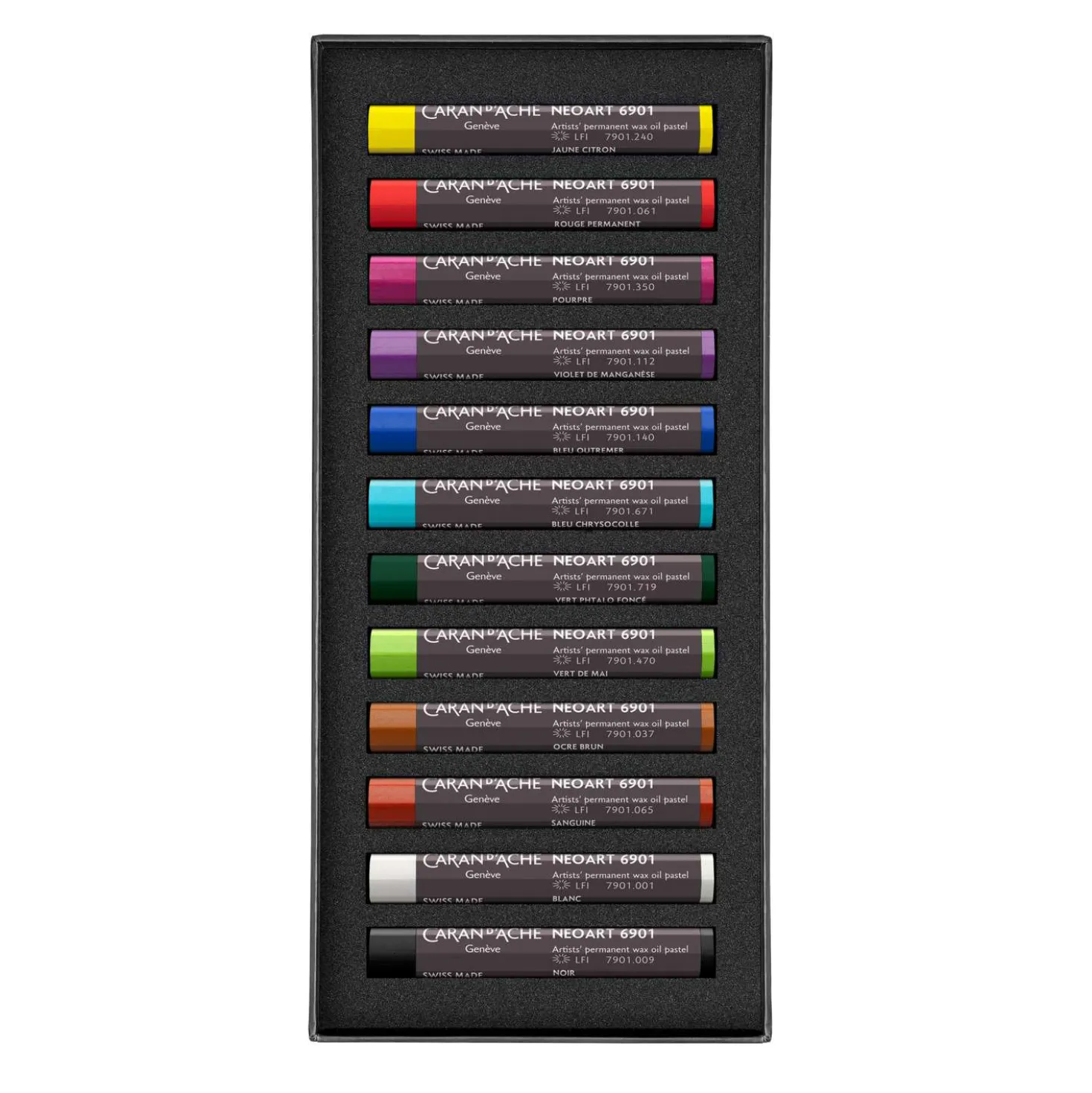 CARAN d'ACHE® NEOART™ 6901 wasserfeste Wachs- und Ölpastellkreiden-Sets