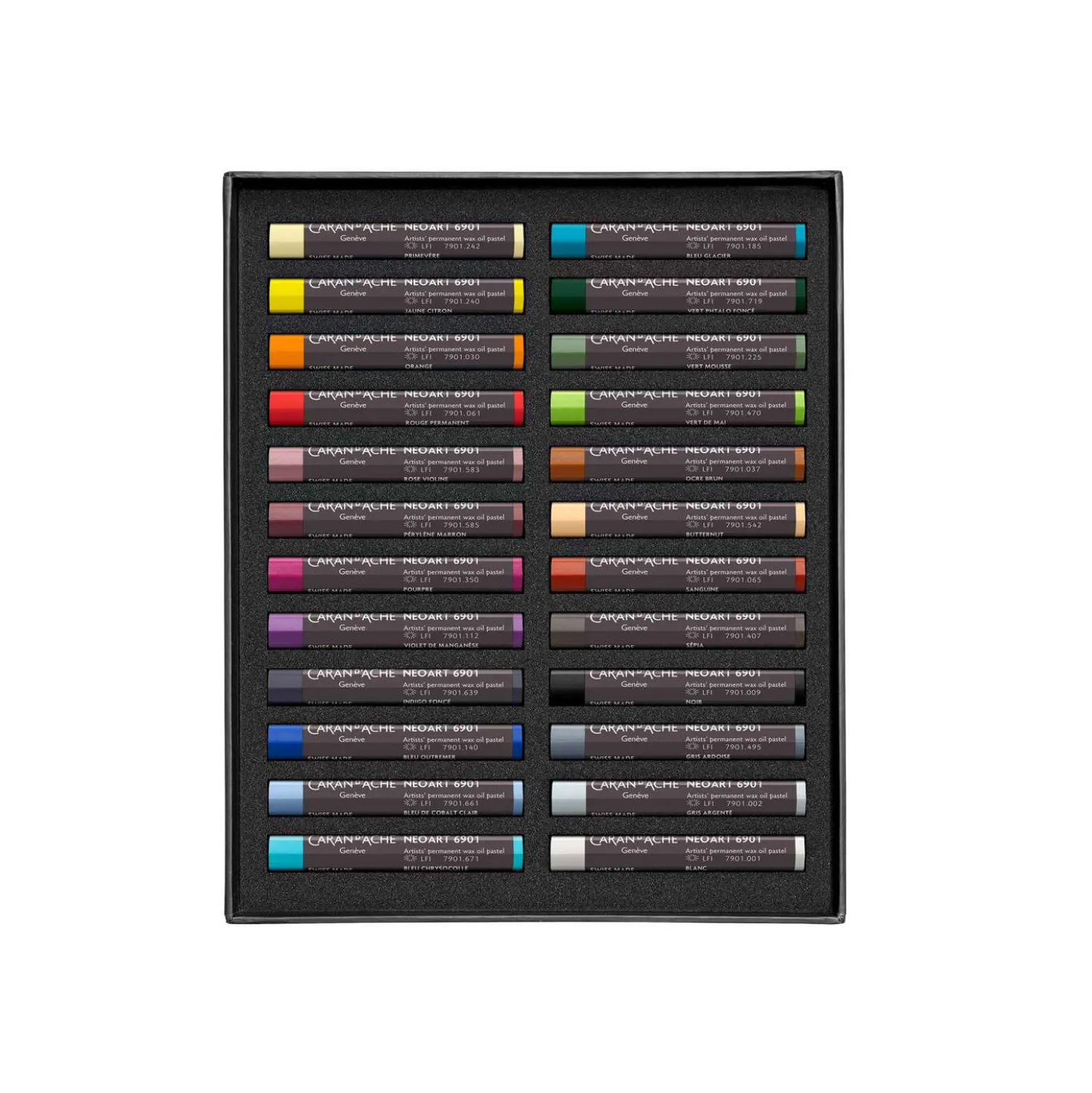 CARAN d'ACHE® NEOART™ 6901 wasserfeste Wachs- und Ölpastellkreiden-Sets