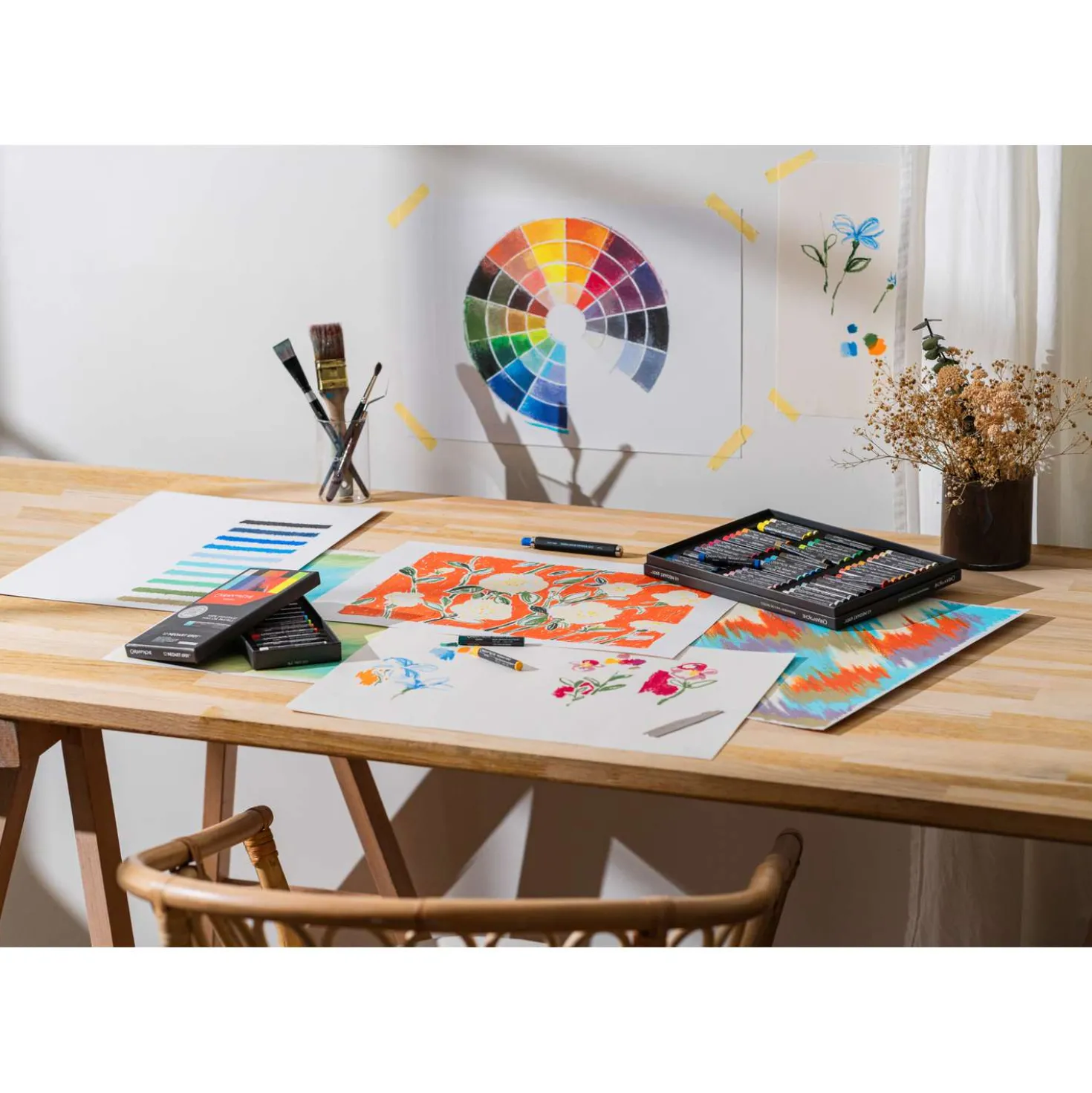CARAN d'ACHE® NEOART™ 6901 wasserfeste Wachs- und Ölpastellkreiden-Sets
