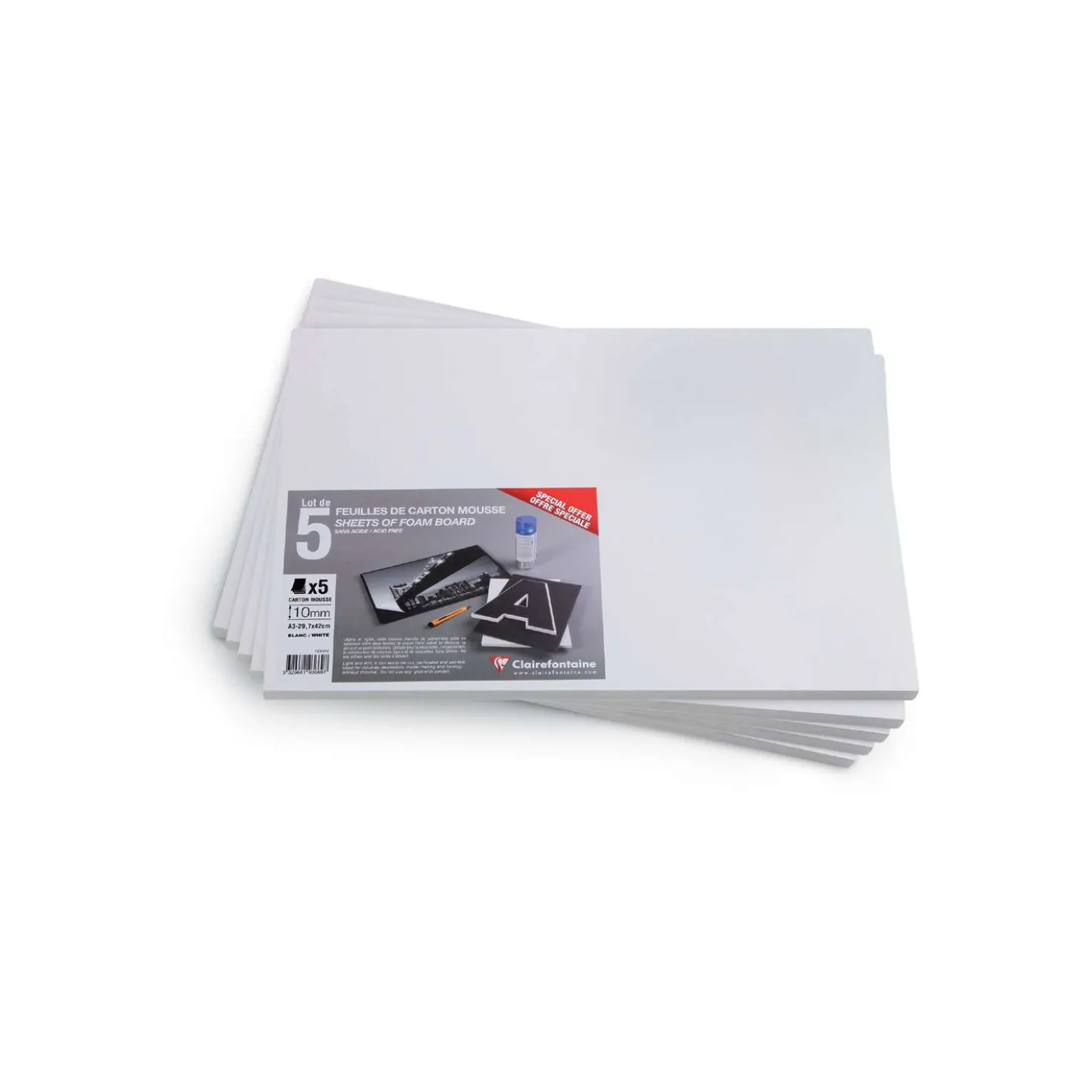 Clairefontaine Leichtschaumplatten