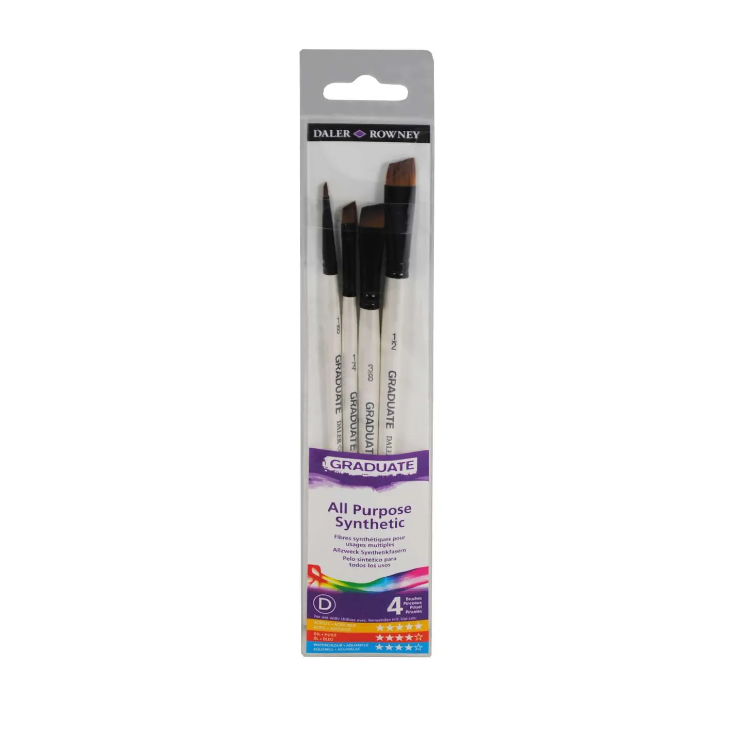 DALER-ROWNEY Graduate Synthetik Schattierer-Set