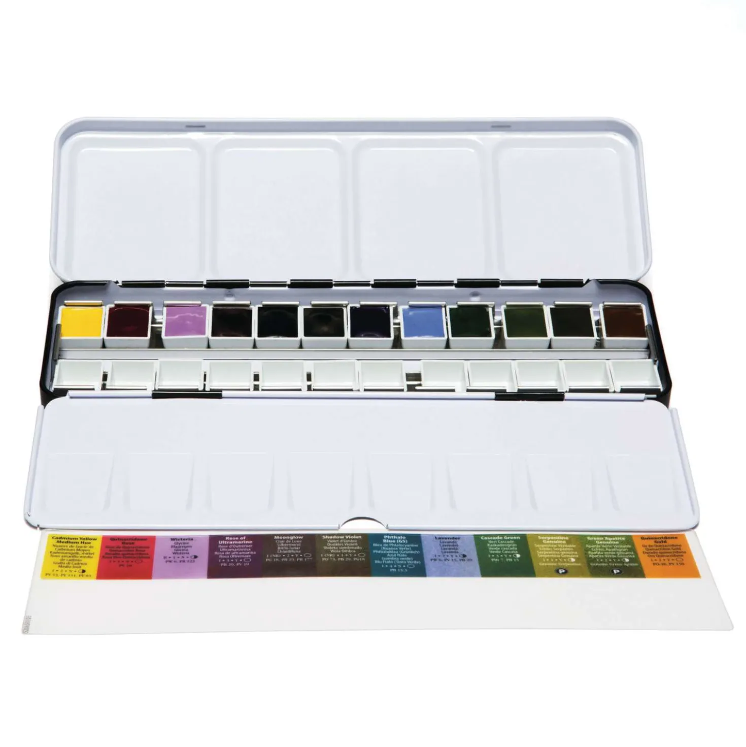 DANIEL SMITH Colors of Inspiration Aquarell-Set, 12 halbe Näpfchen