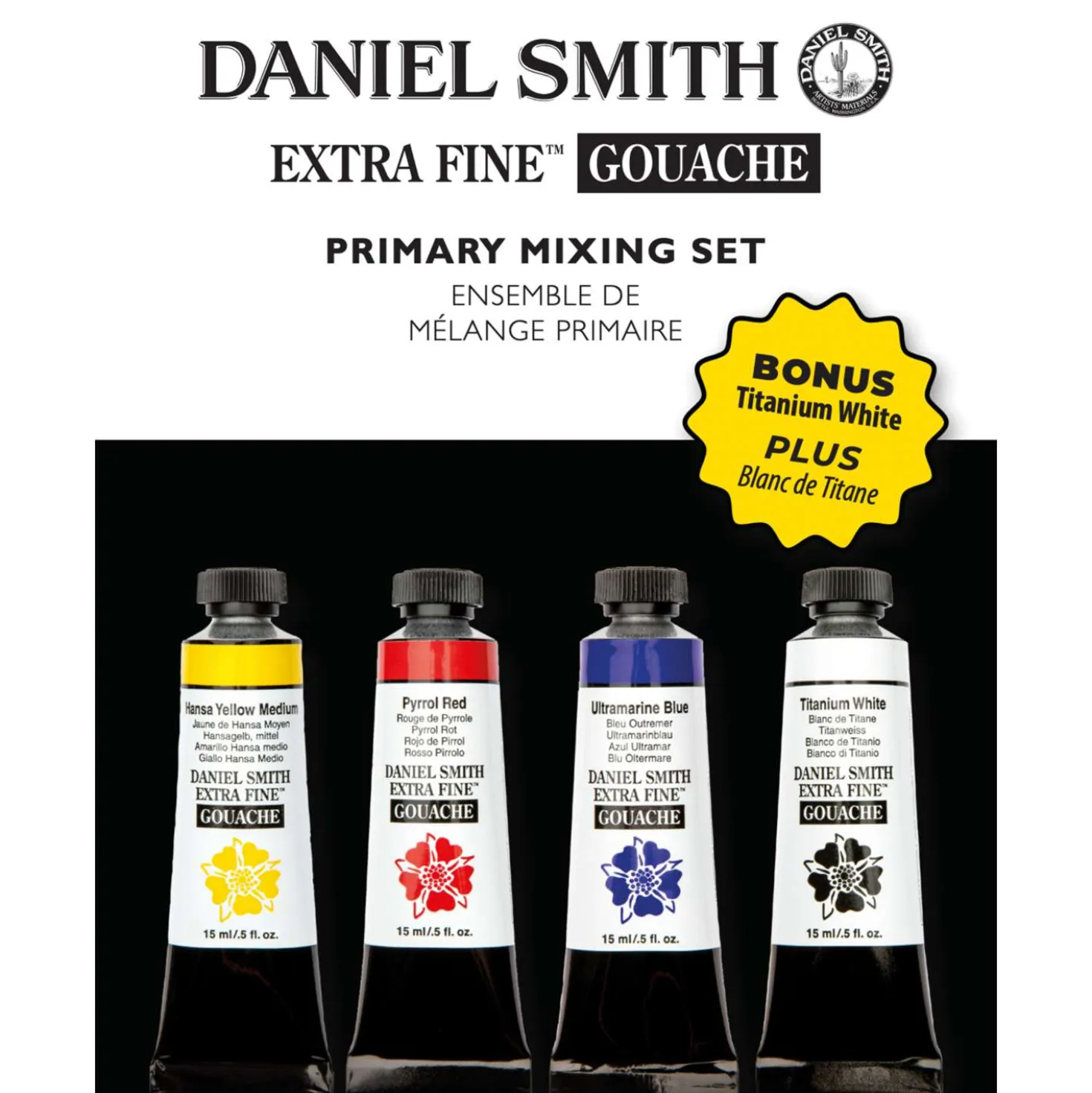 DANIEL SMITH Extra Fine™ GOUACHE, Primärfarben-Set