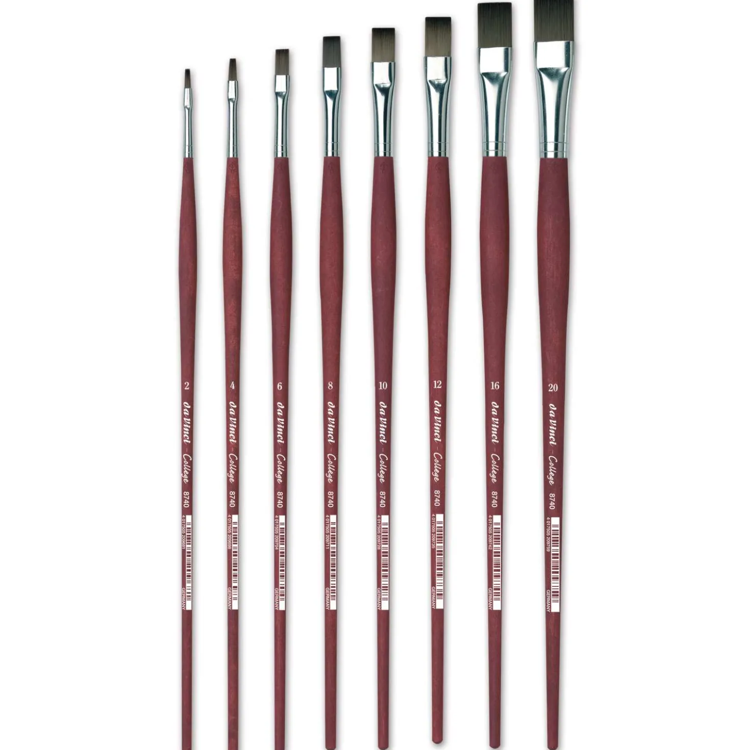 da Vinci COLLEGE Serie 8740, flach Acrylpinsel