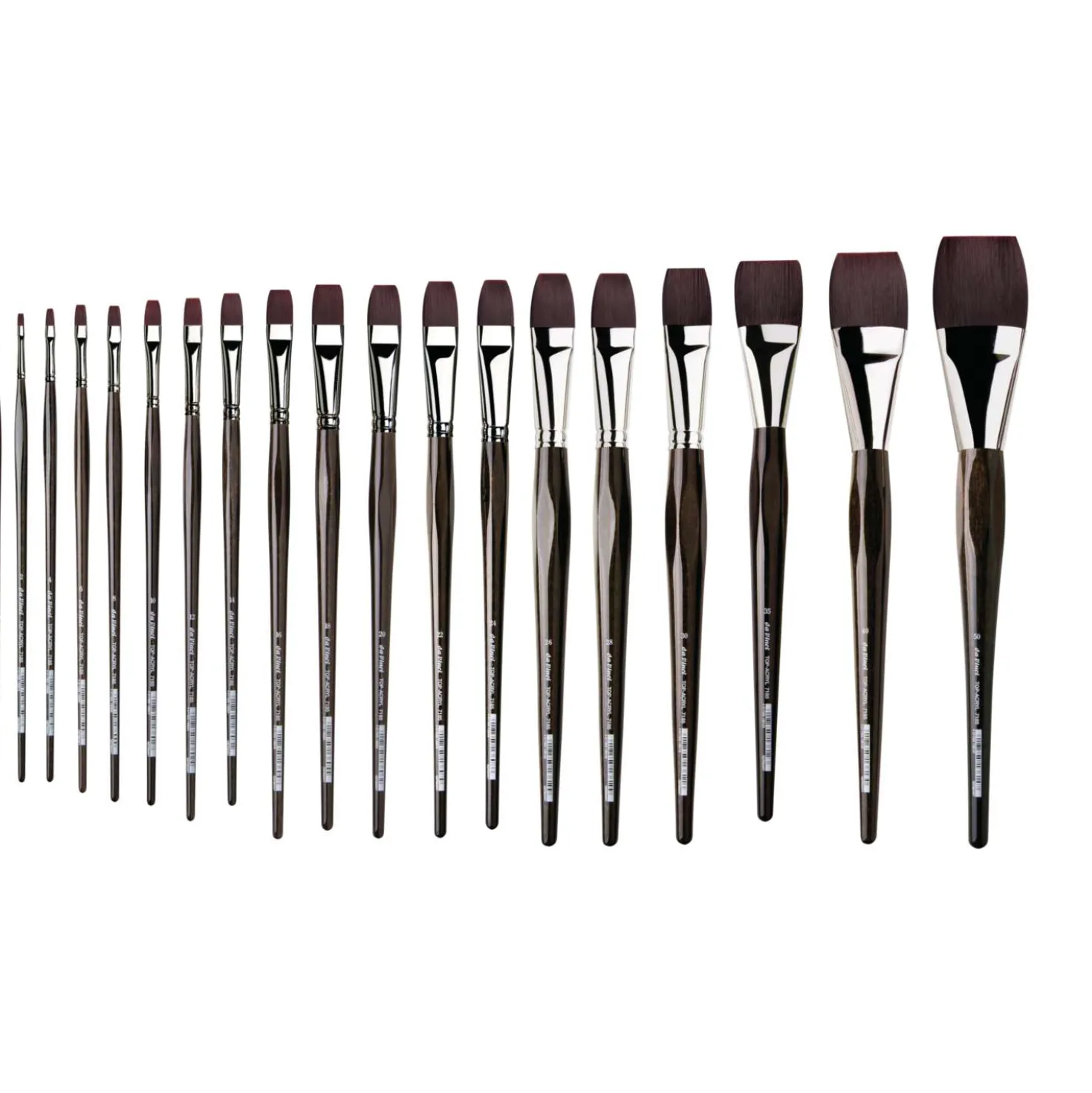 da Vinci TOP-ACRYL, Serie 7185, flach Acrylpinsel