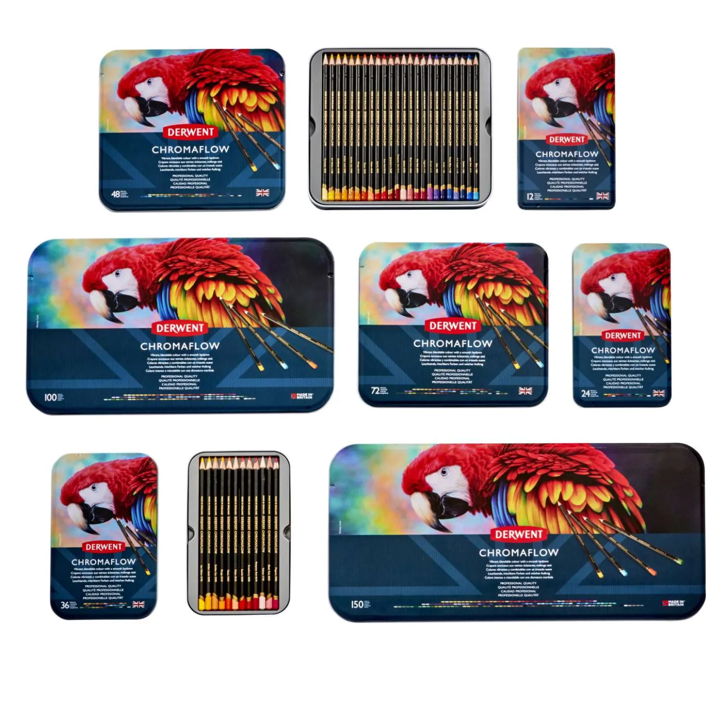 DERWENT Chromaflow Farbstifte-Sets