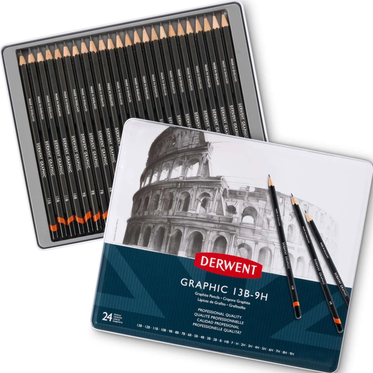 DERWENT GRAPHIC Bleistift-Sets