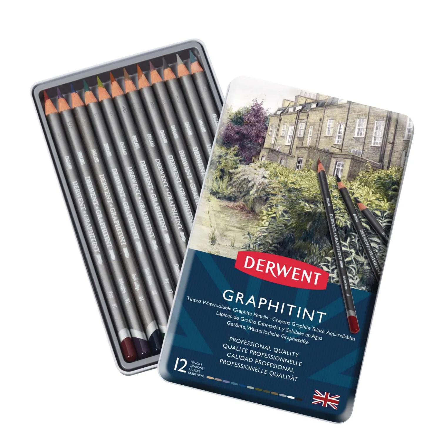 DERWENT Graphitint wasserlösliche Grafitstifte, Sets
