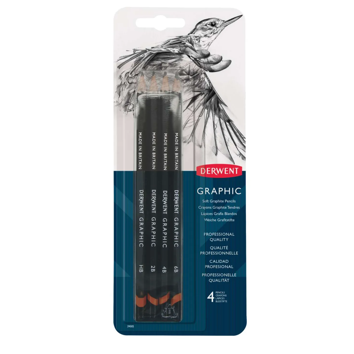 DERWENT Graphitstifte 4er-Sets