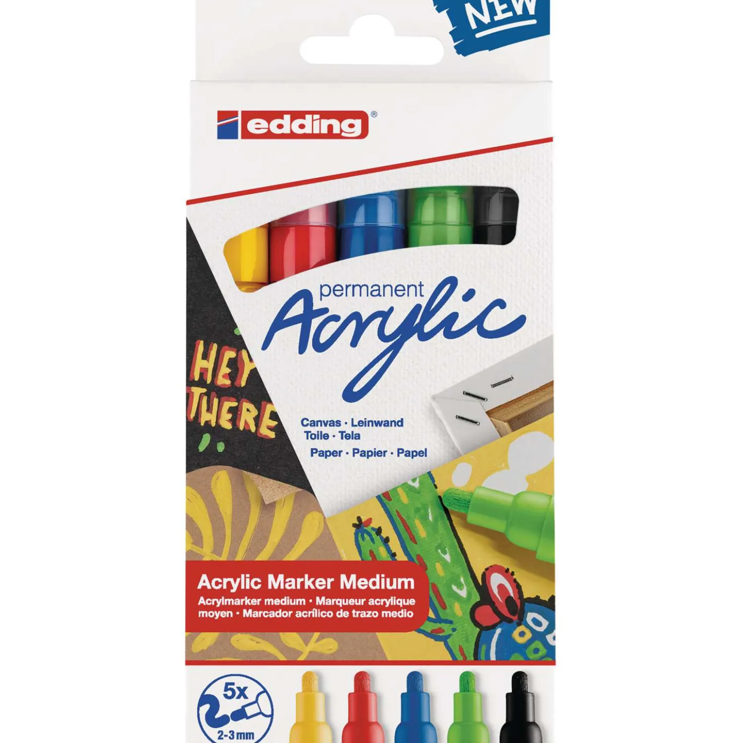 edding® 5100 Acrylmarker 5er-Sets