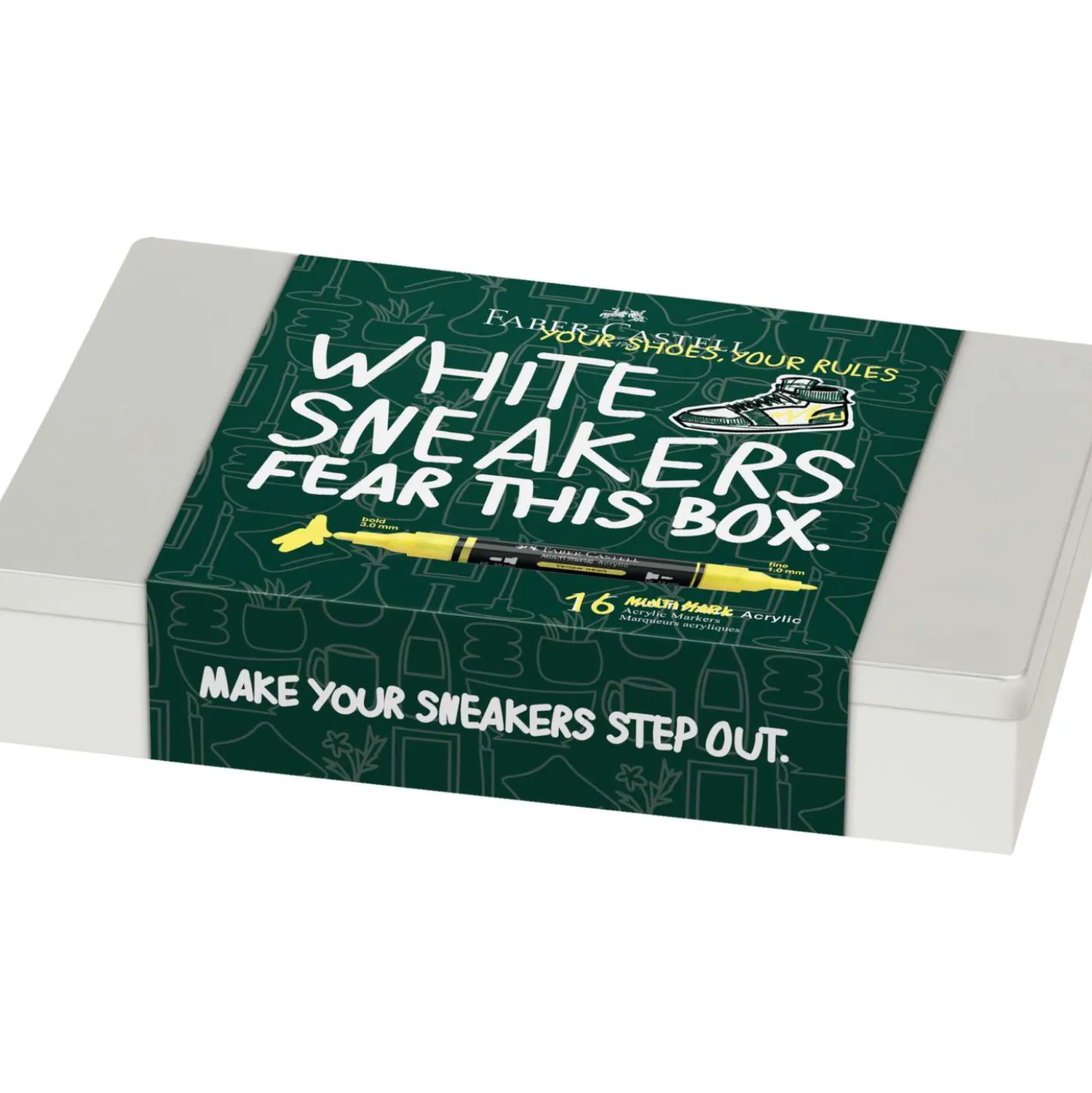 FABER-CASTELL Acrylic Marker Multimark 16er Set ‘‘Kicks‘‘