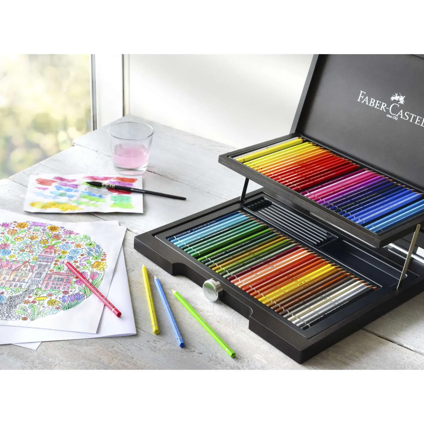 FABER-CASTELL Albrecht Dürer Aquarellstifte im Designkoffer