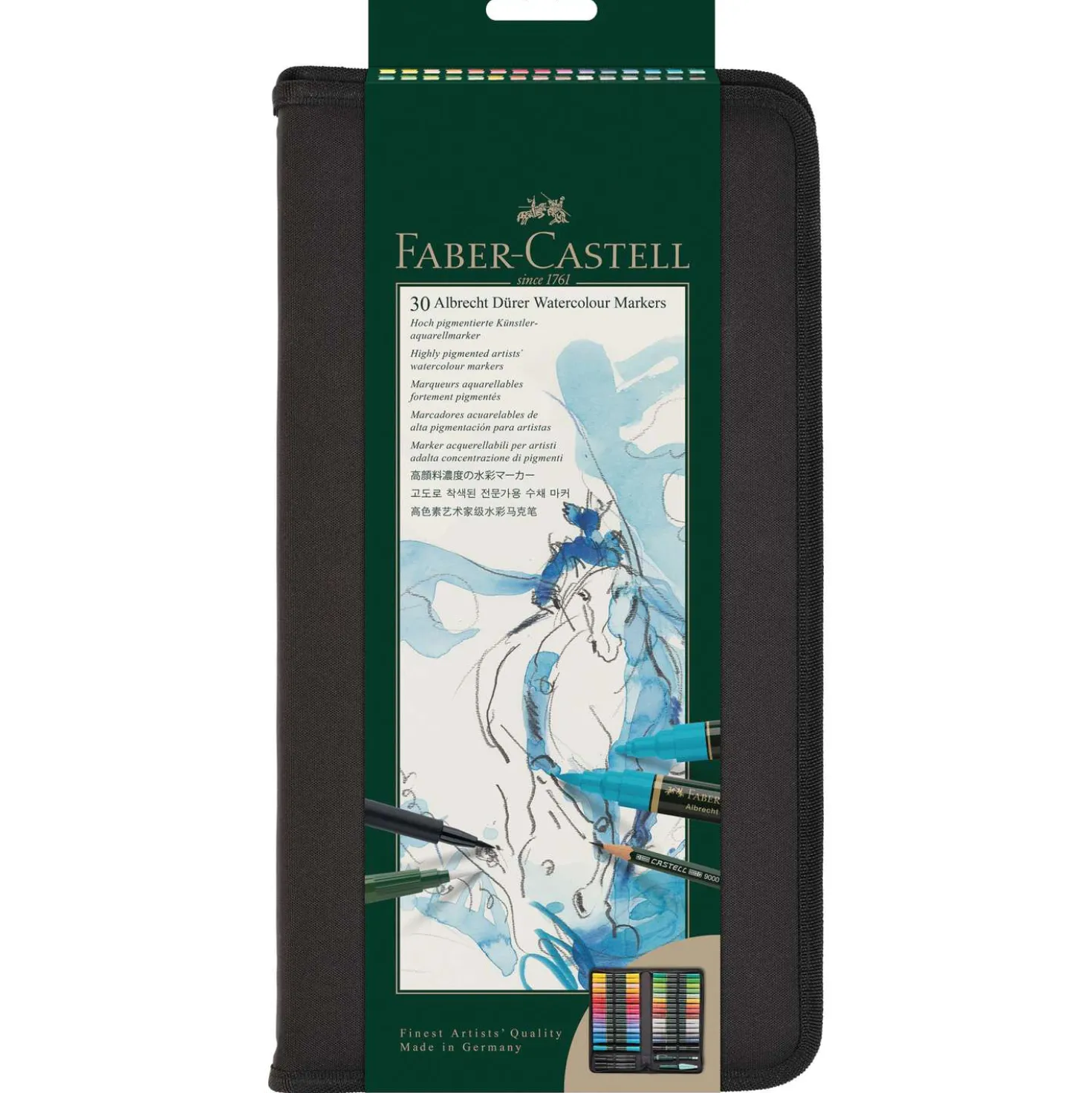 FABER-CASTELL Albrecht Dürer Aquarellmarker Zipper-Etui