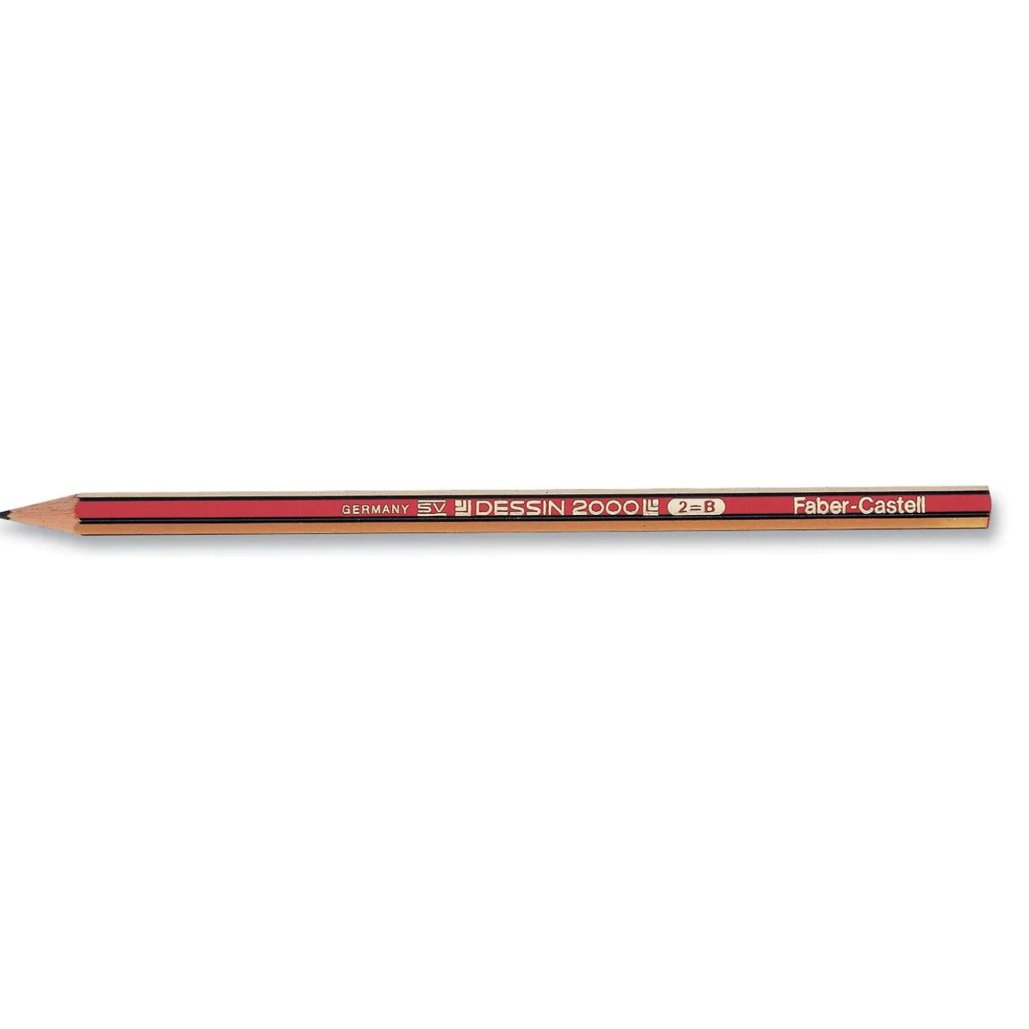 FABER-CASTELL Bleistift DESSIN 2000, einzeln