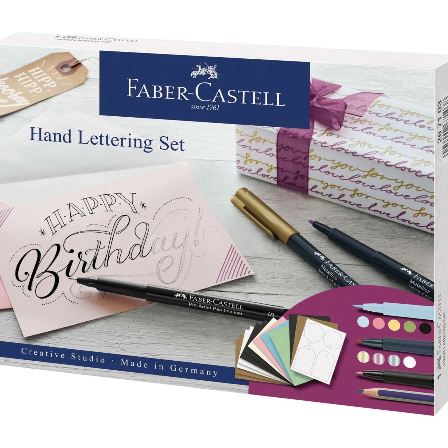 FABER-CASTELL Handlettering Geschenkset, 12-teilig