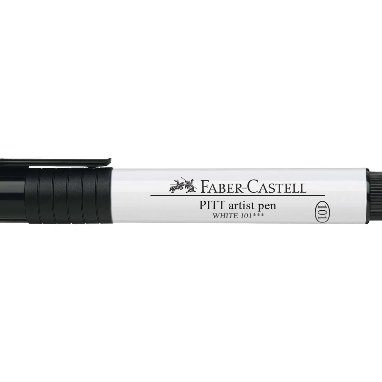 FABER-CASTELL Pitt® artist pen Tuschestift weiß, einzeln