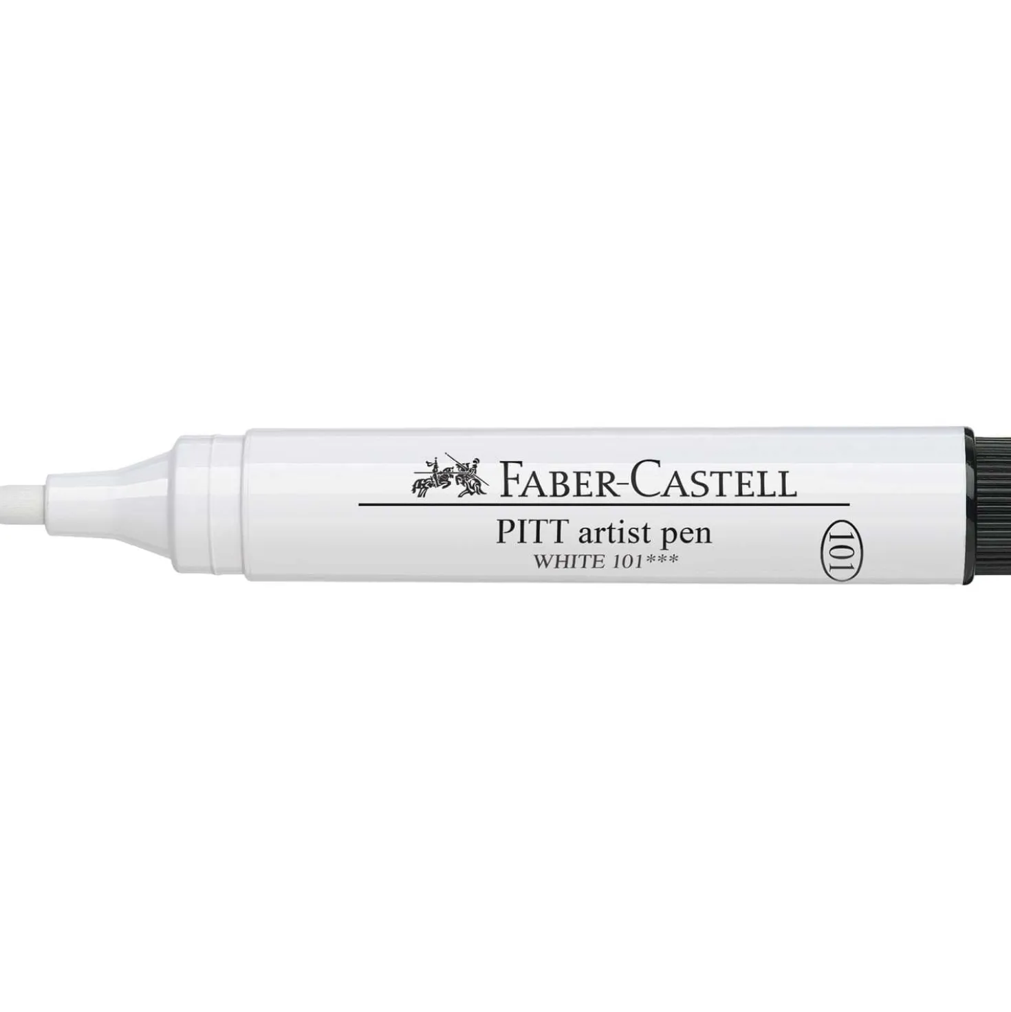 FABER-CASTELL Pitt® artist pen Tuschestift weiß, einzeln