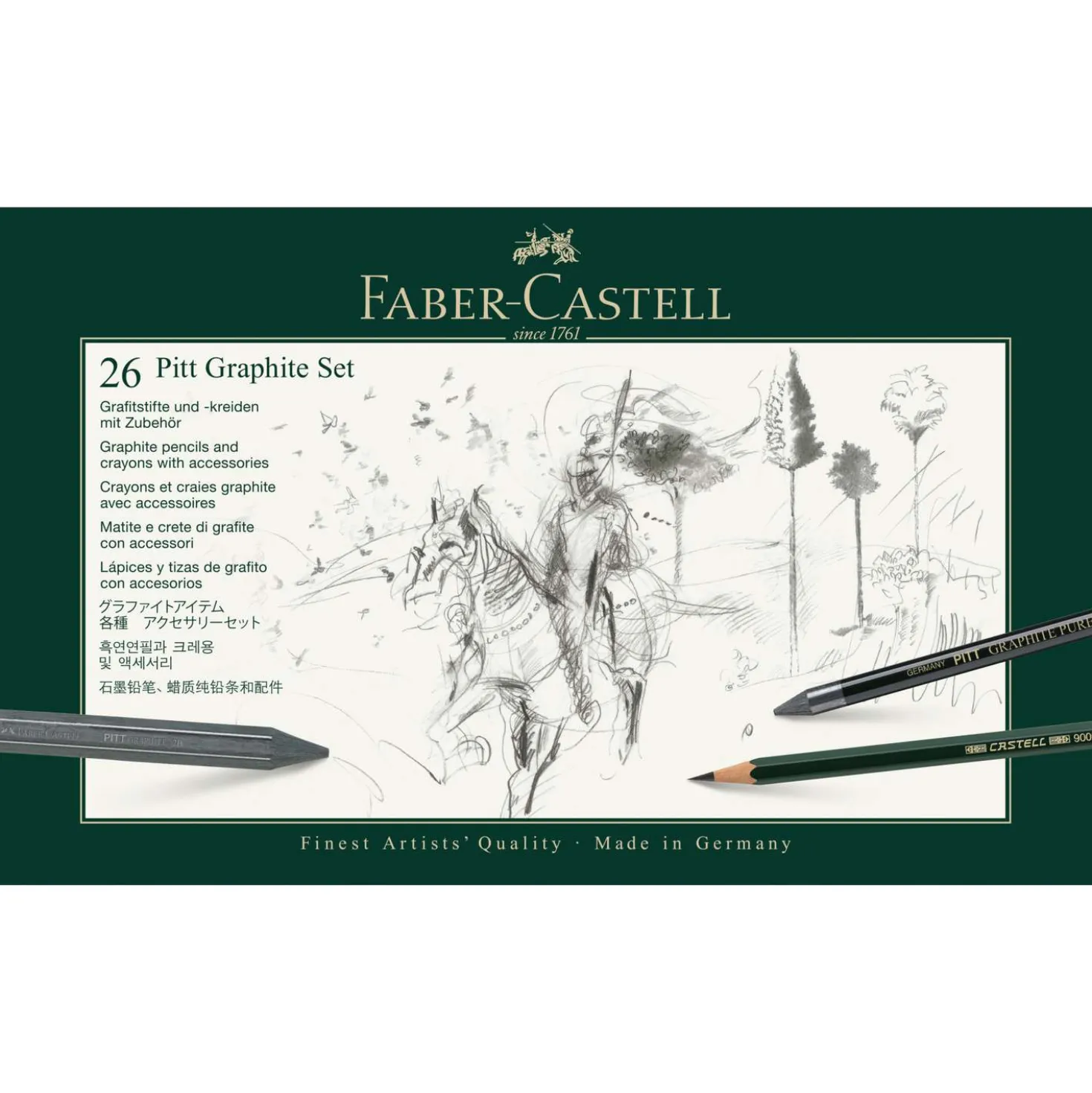 FABER-CASTELL PITT Graphite-Set groß