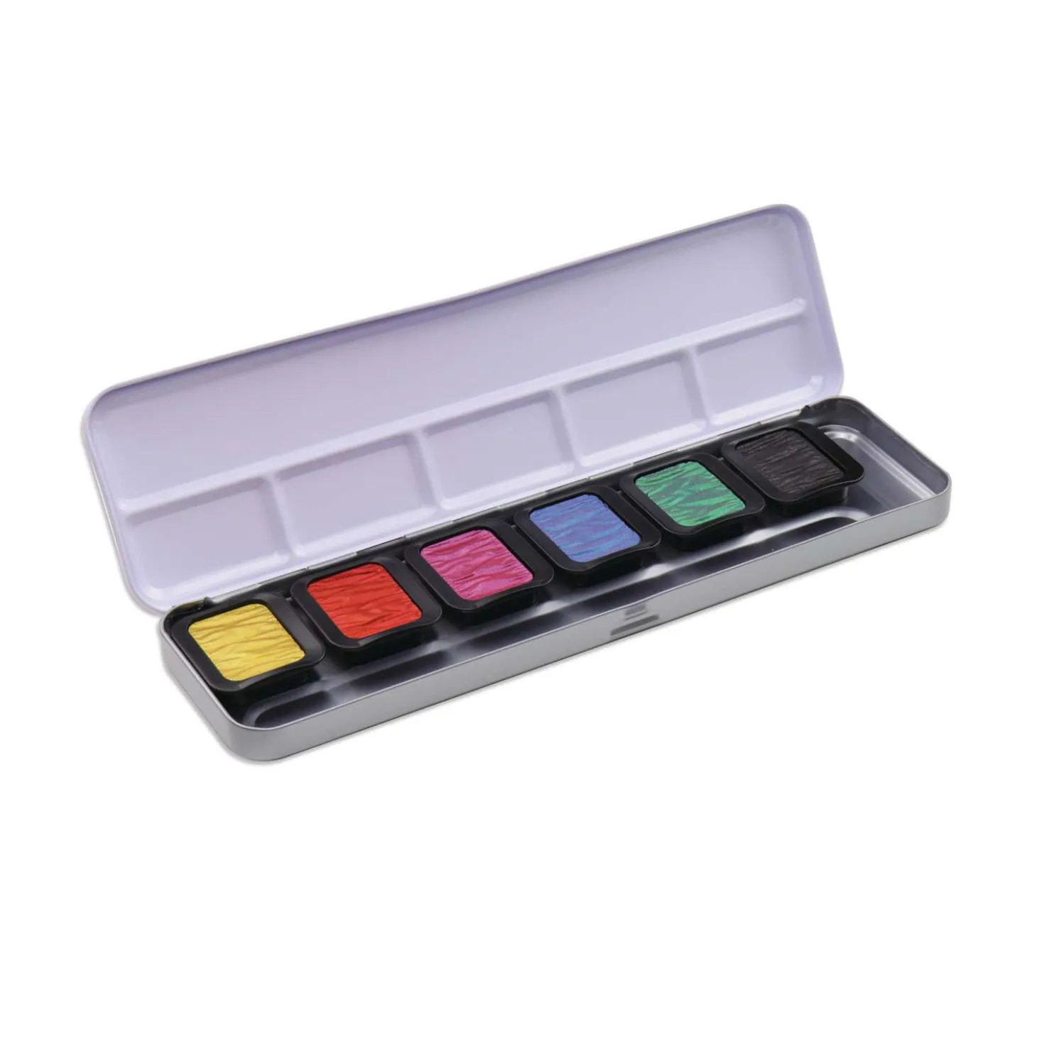 FINETEC Premium Farbkästen Perlglanzfarben + Metallglanzfarbe