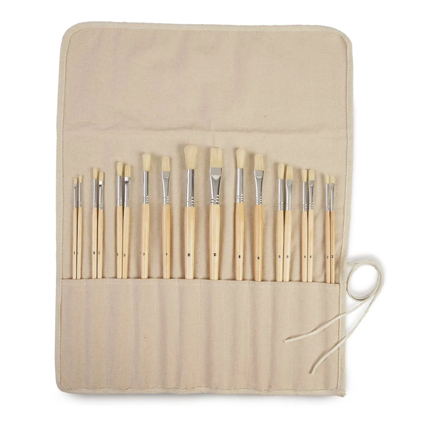 GERSTAECKER Borstenpinsel-Set mit Rolltasche