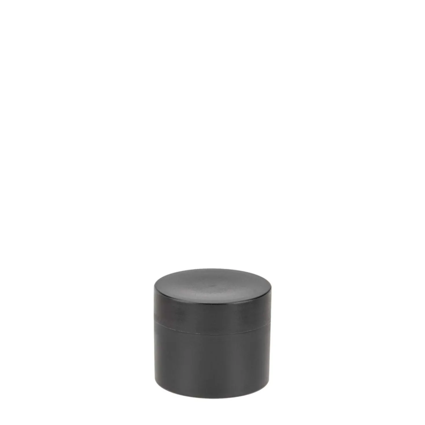 GLOREX leere Creme-Dose schwarz doppelwandig