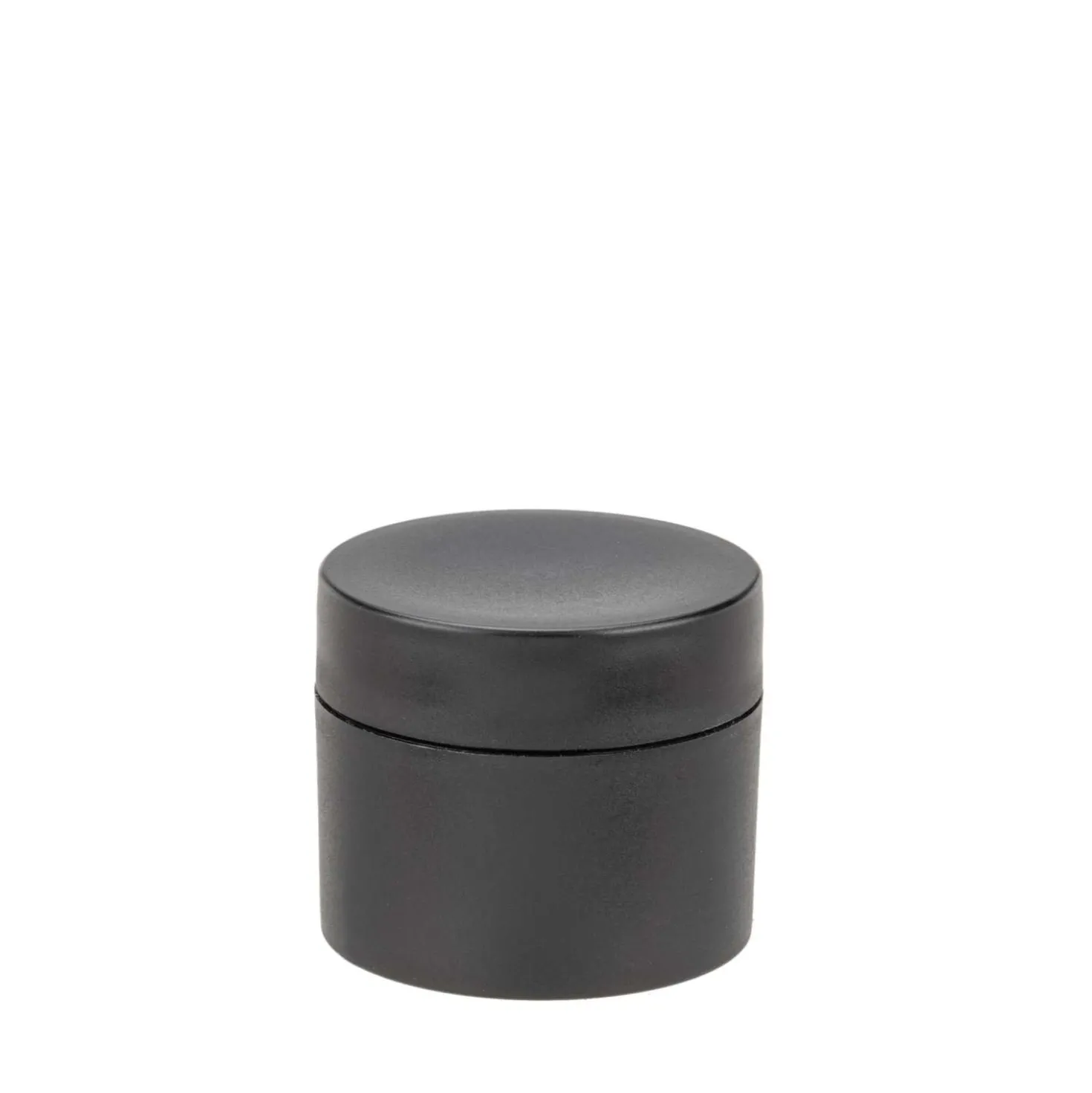 GLOREX leere Creme-Dose schwarz doppelwandig