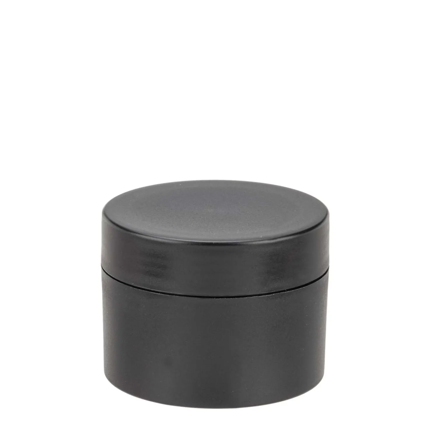 GLOREX leere Creme-Dose schwarz doppelwandig