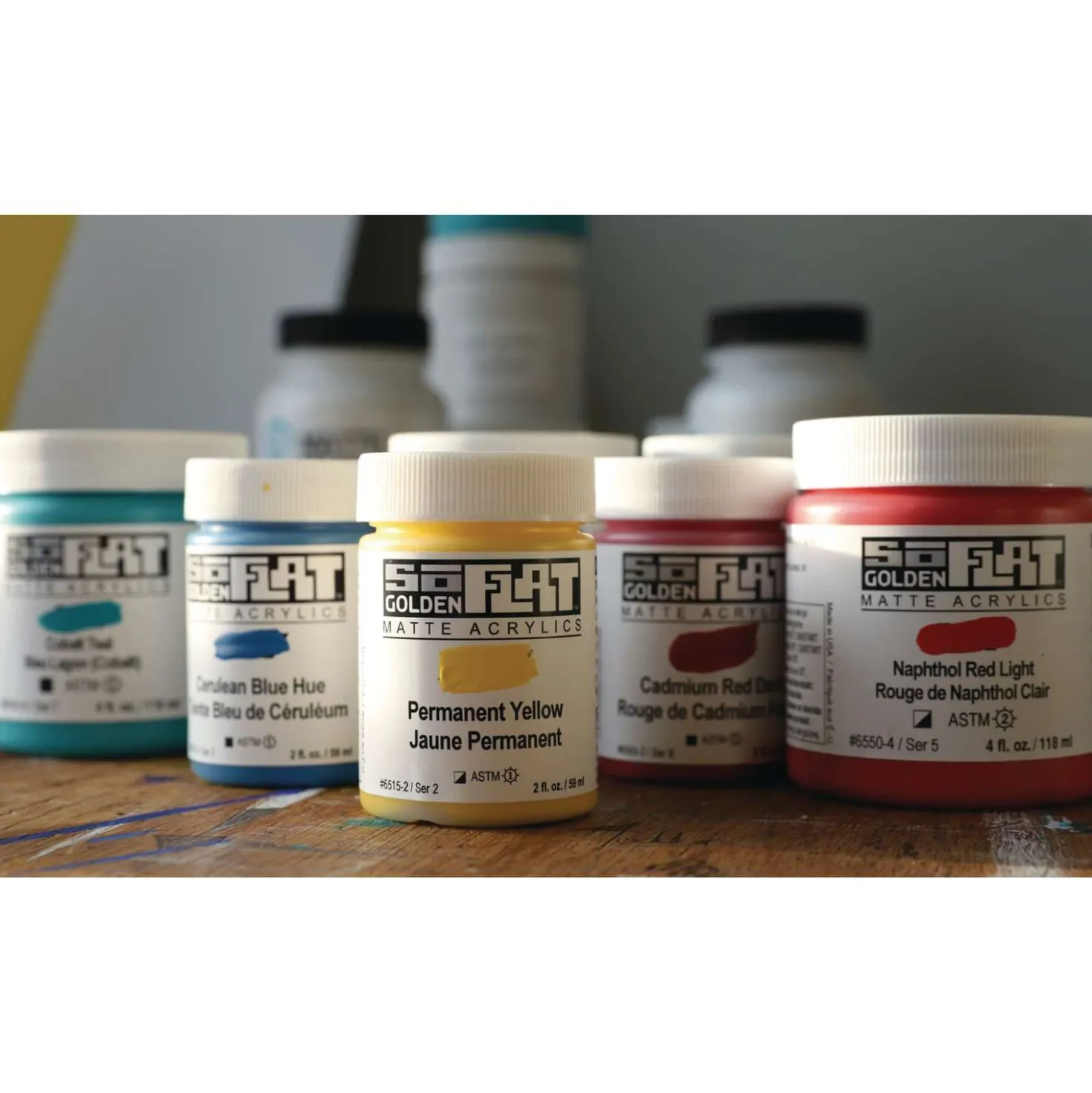 GOLDEN SoFLAT MATTEACRYLICS-Sets