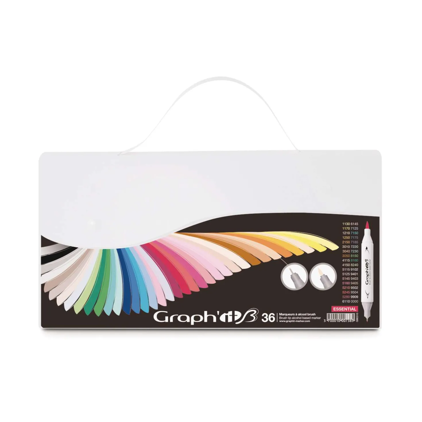 Graph'it "Brush & Extra fine" Marker, 36er-Set