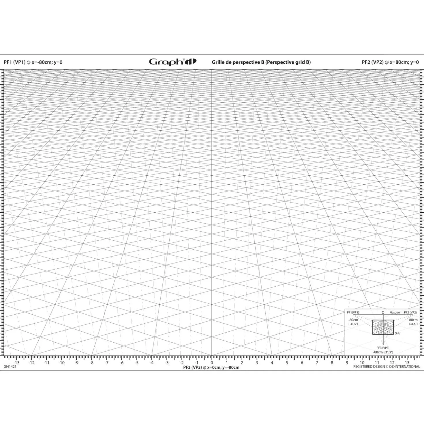 Graph'it Perspektiv-Raster