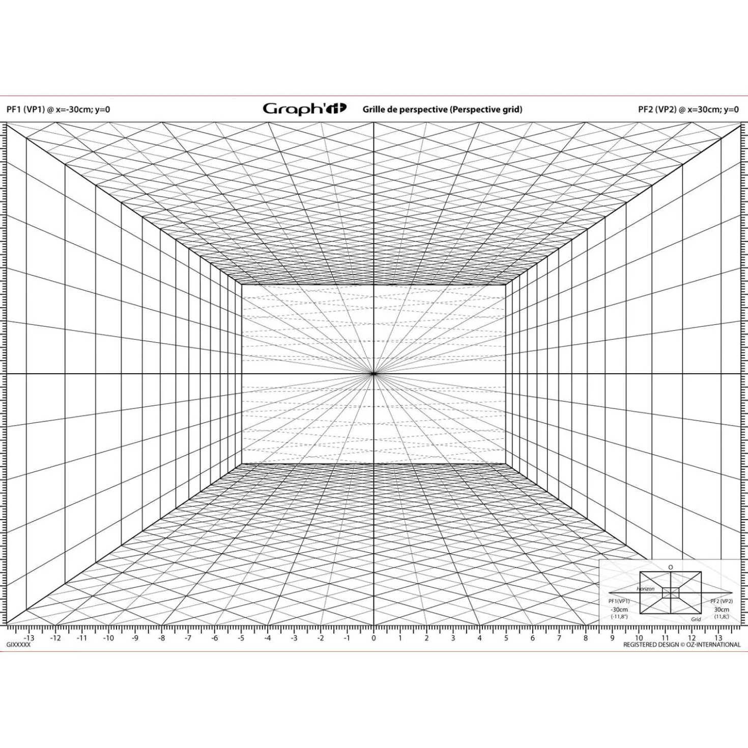Graph'it Perspektiv-Raster