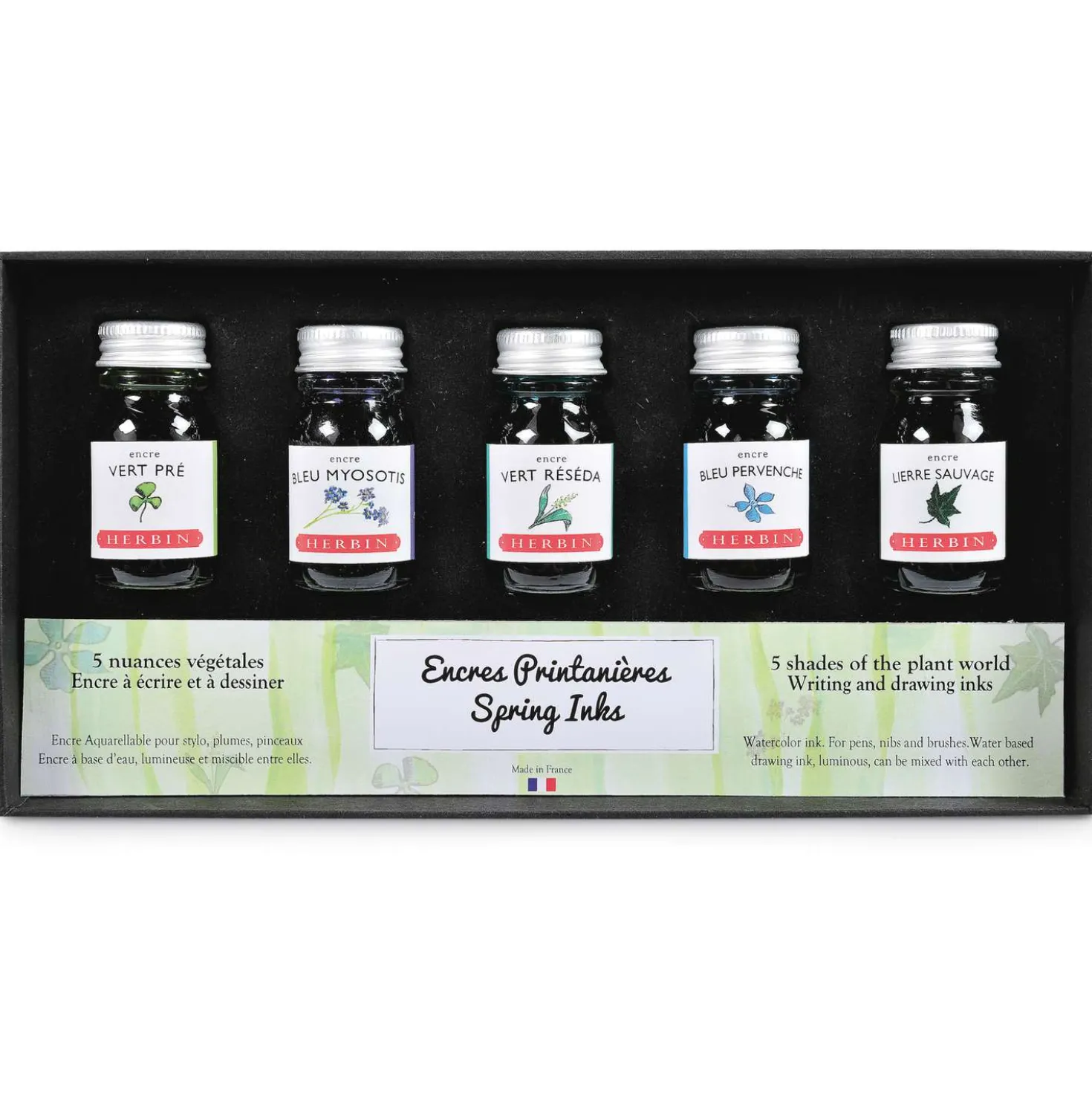 HERBIN Kalligraphie- und Zeichentusche Jahreszeiten-Sets