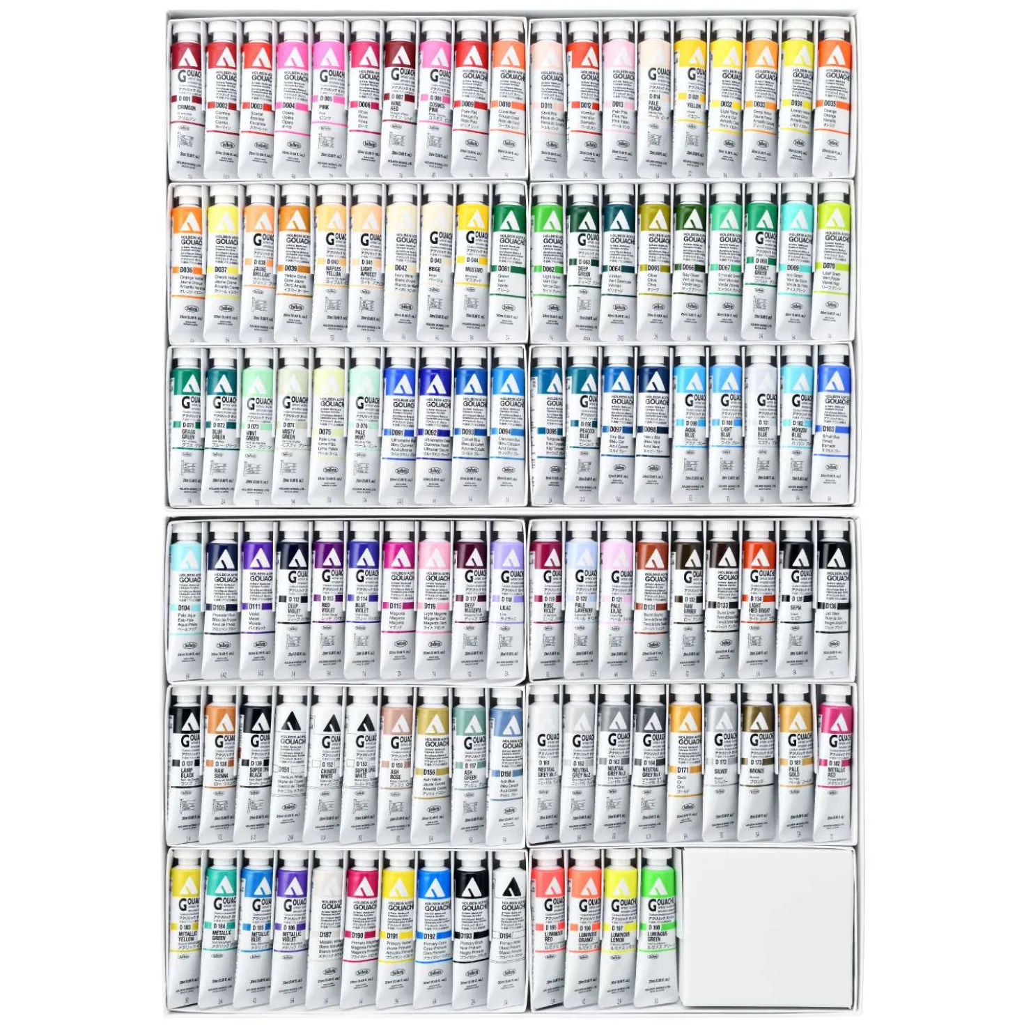 HOLBEIN Acrylic Gouache, Sets