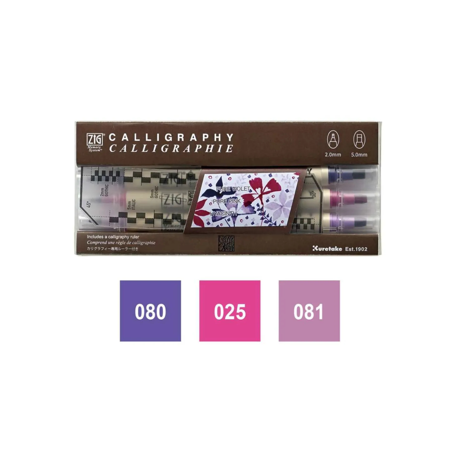 Kuretake ZIG® Memory System™ Kalligraphie Marker Sets