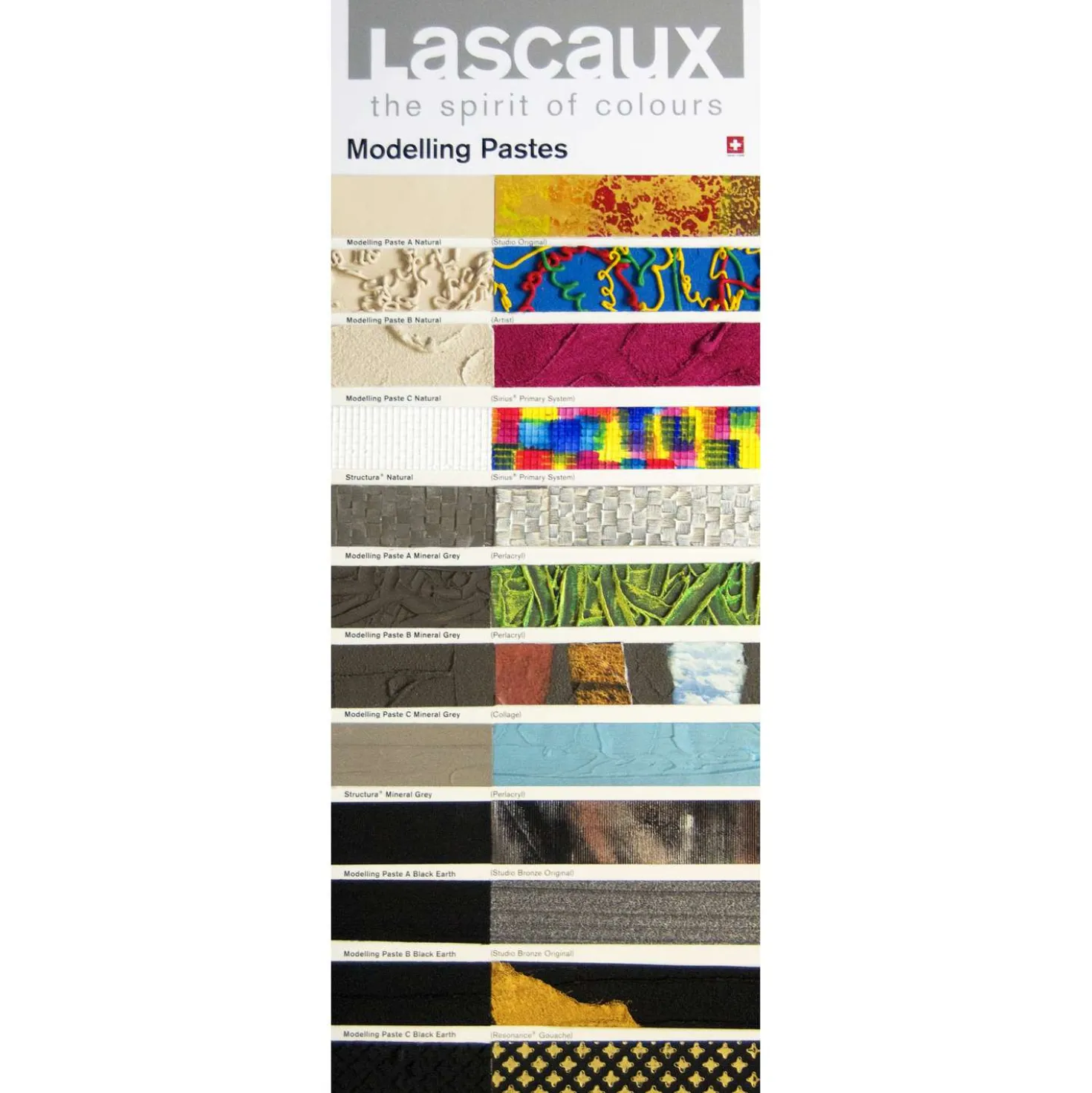 Lascaux Modelling Paste B - Mineral Grey Modellierpaste