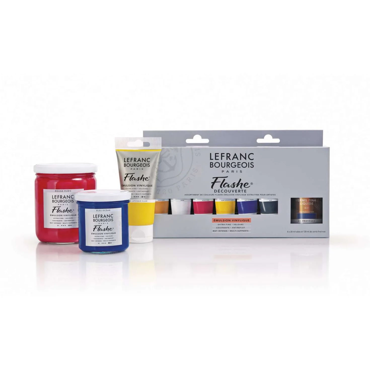 LEFRANC & BOURGEOIS Flashe® extrafeine Vinylfarbe, Discovery Set
