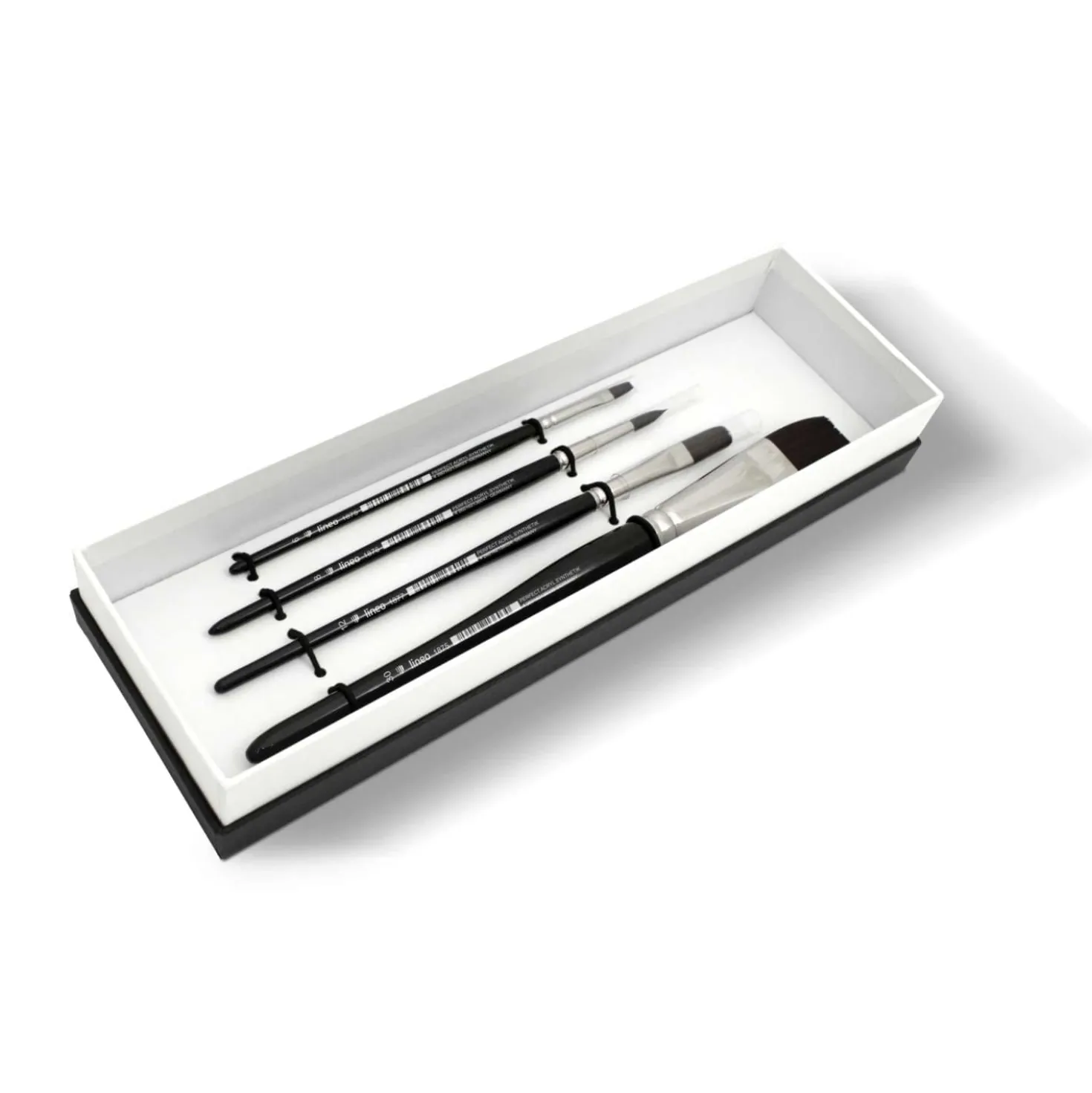 lineo Geschenkset Acrylpinsel, Synthetik