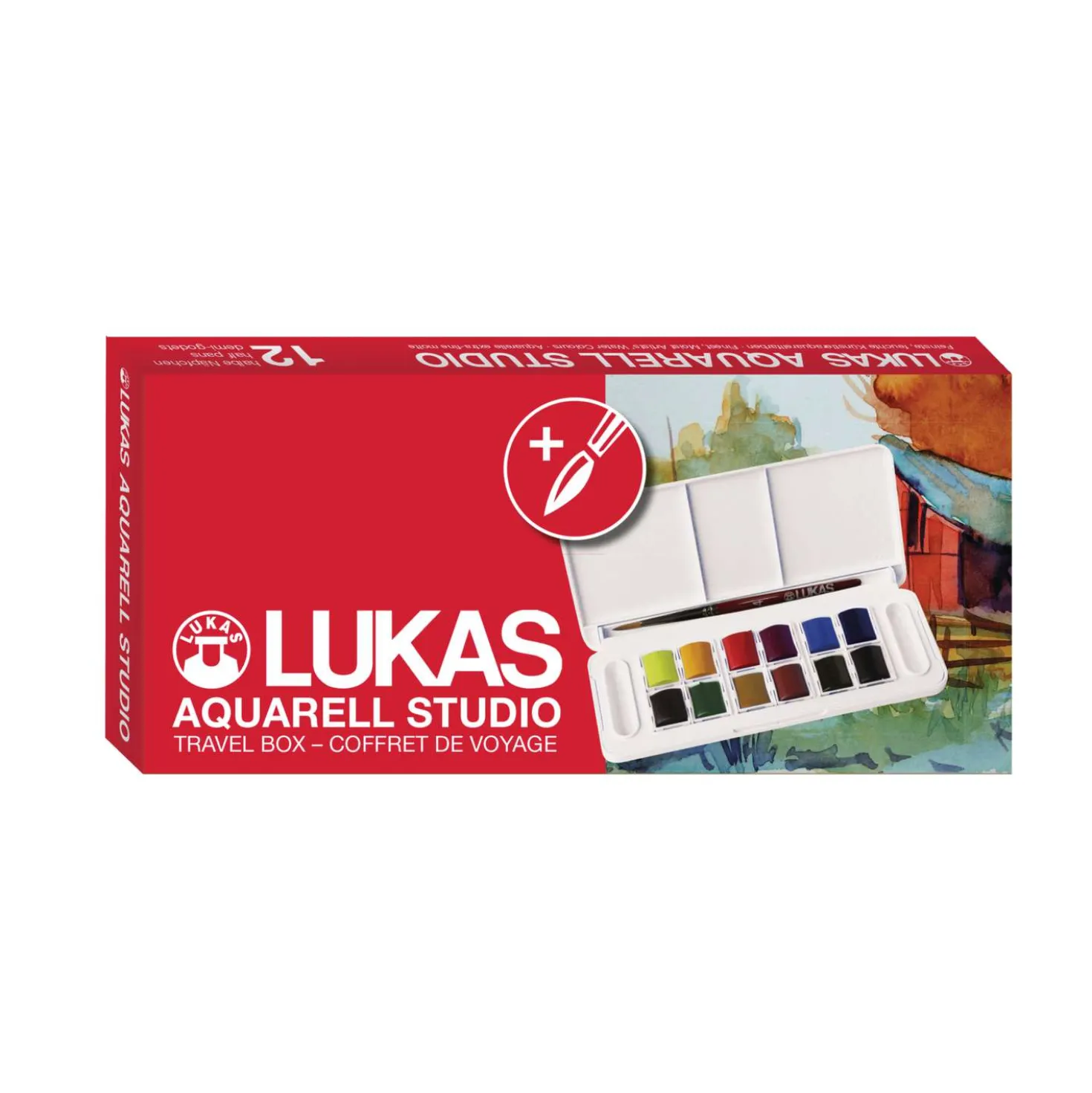 LUKAS AQUARELL STUDIO Aquarellfarbe Pocket Box