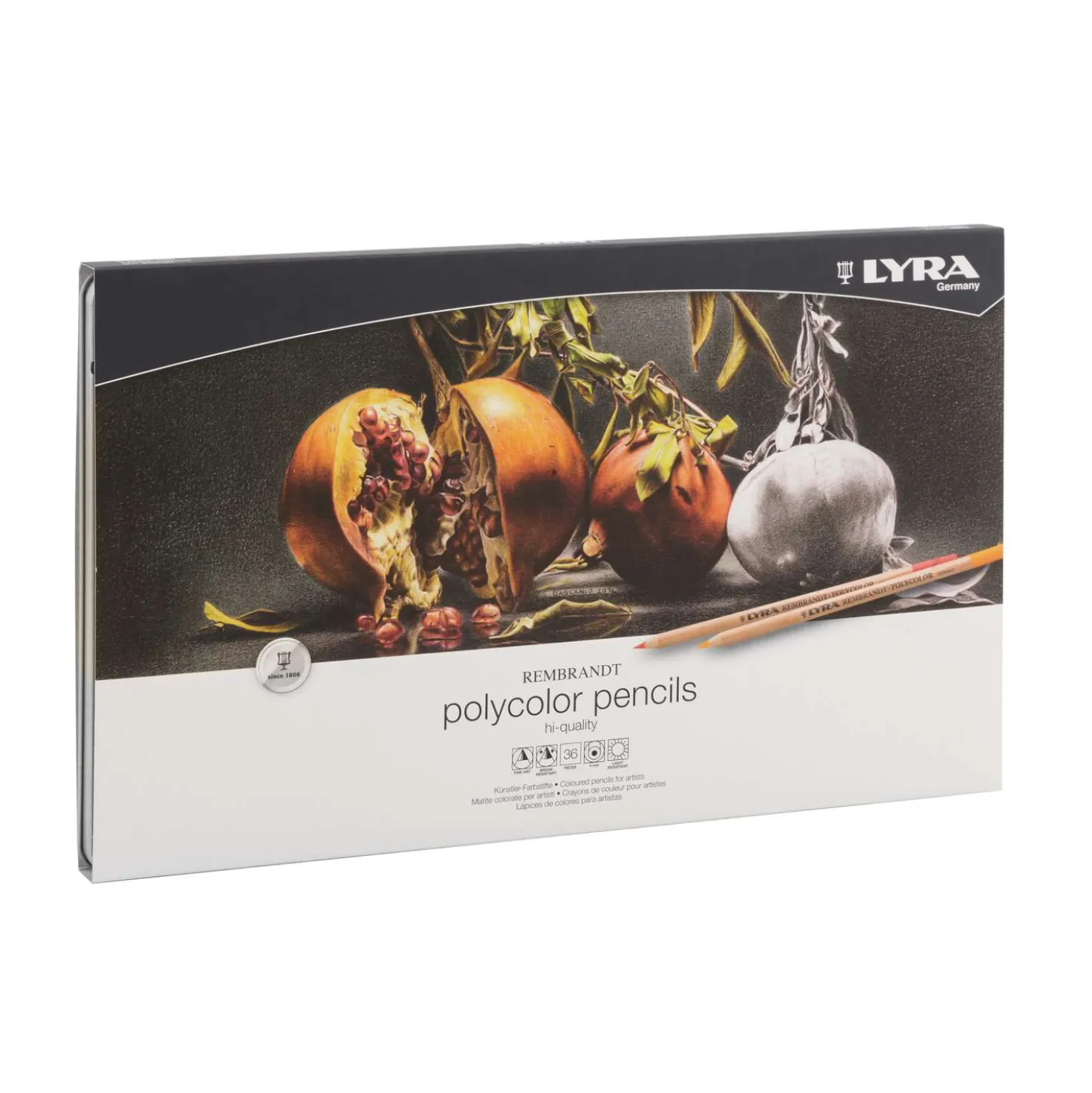 LYRA REMBRANDT® POLYCOLOR Künstler-Farbstifte im Metalletui
