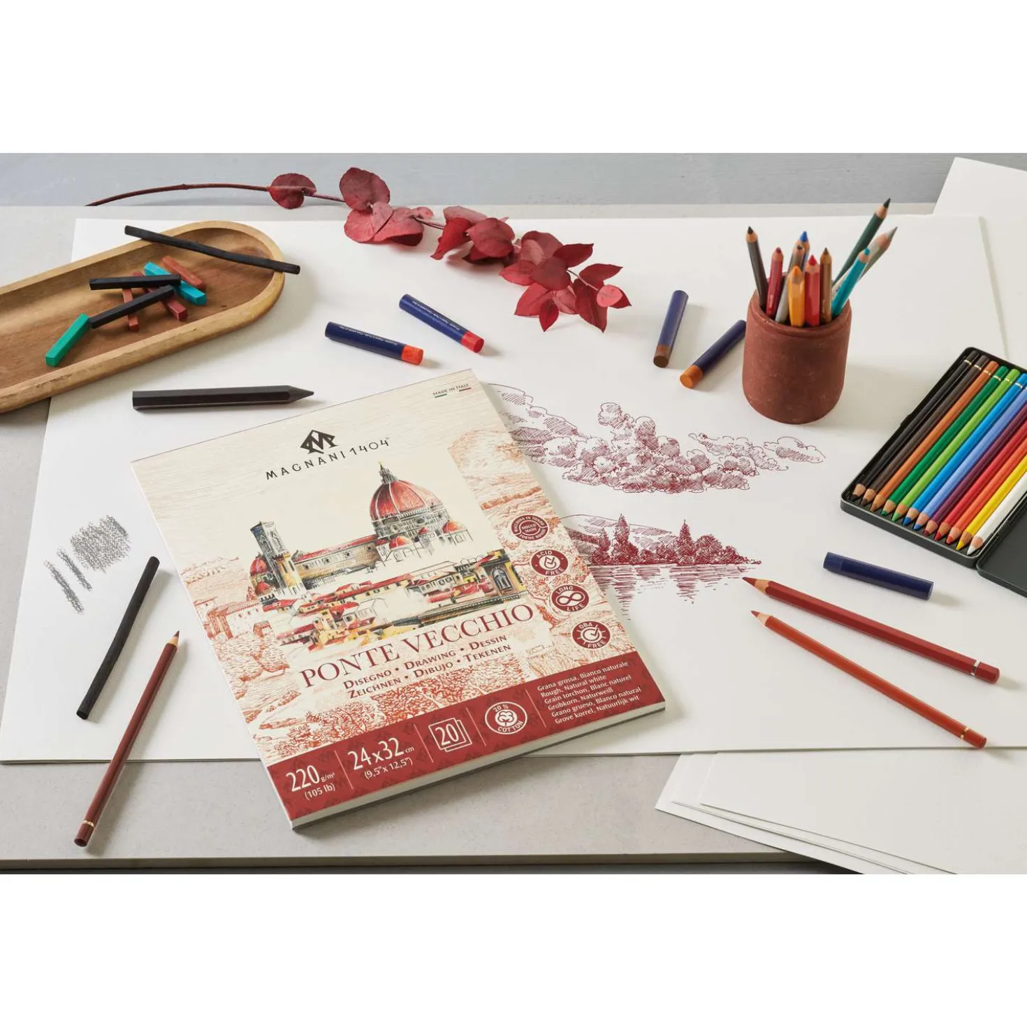 MAGNANI 1404® PONTE VECCHIO Zeichenpapier