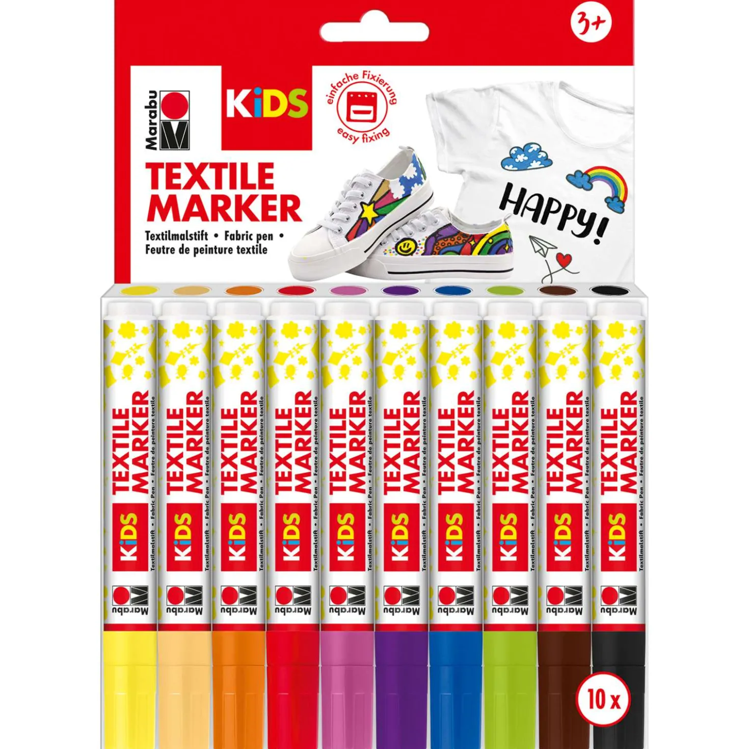 MARABU KiDS Textilmarker Set