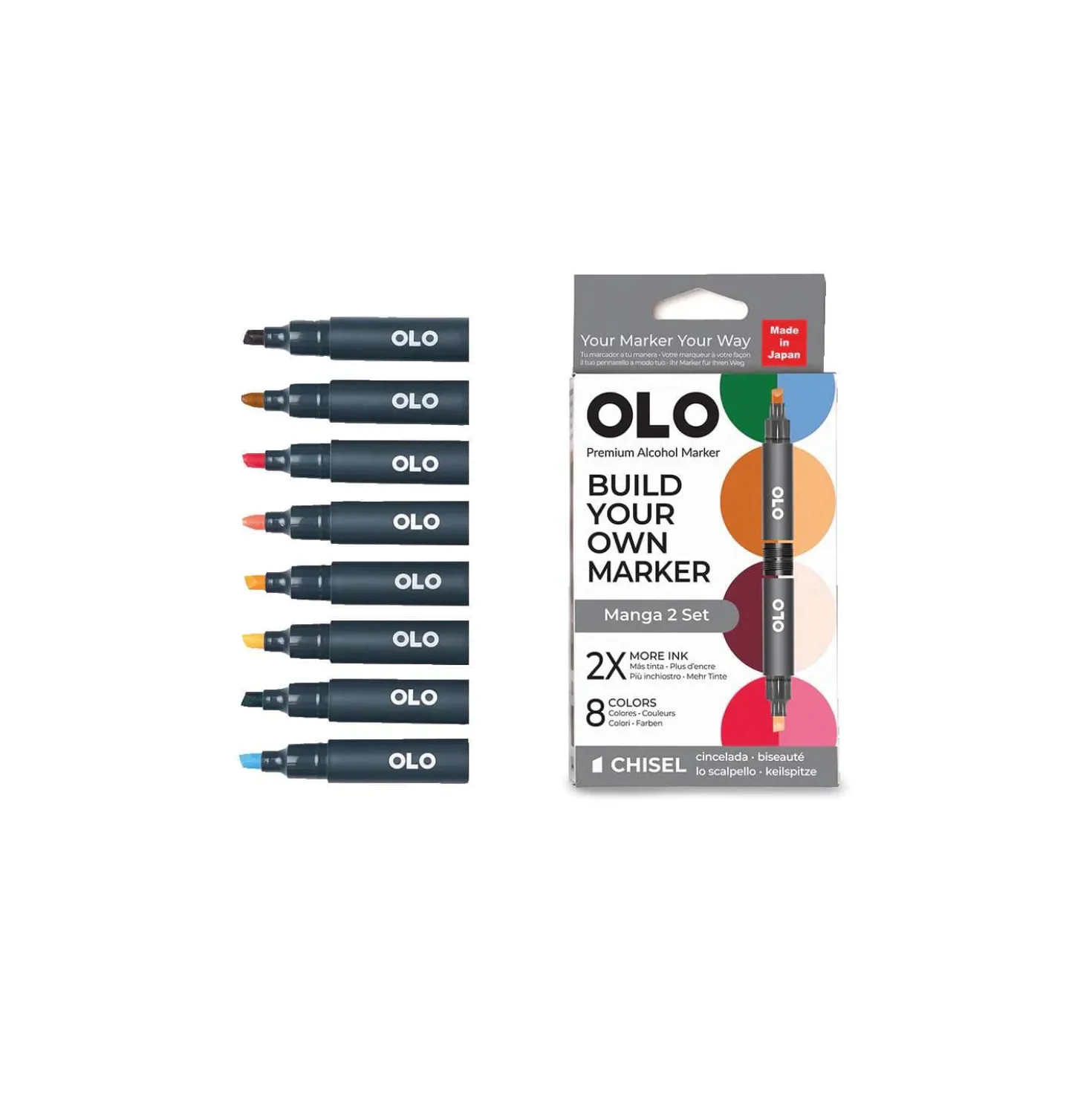 OLO™ Keilmarker, 8er-Sets